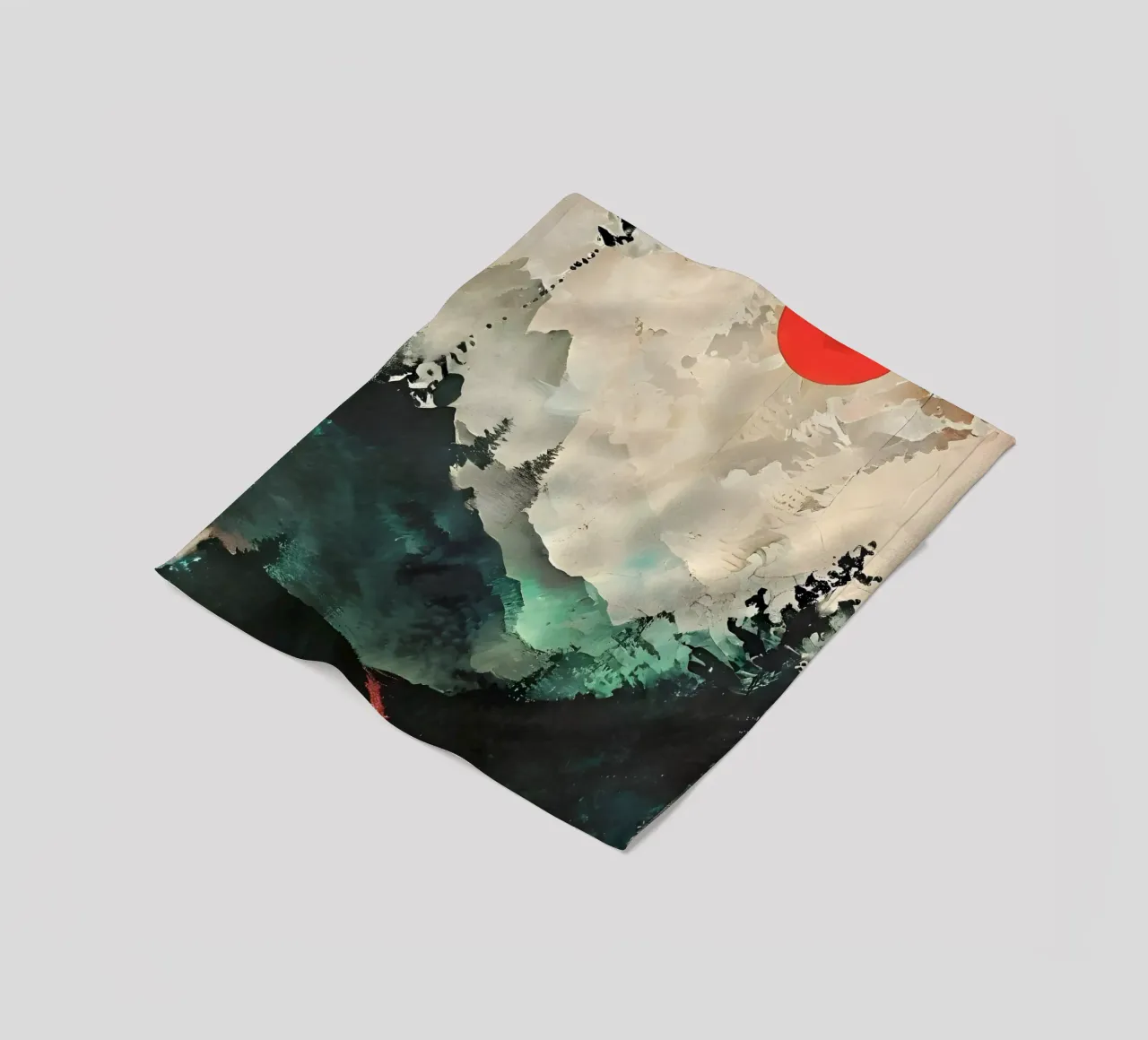 Alba cremisi coperta in pile da Artistic-shop
