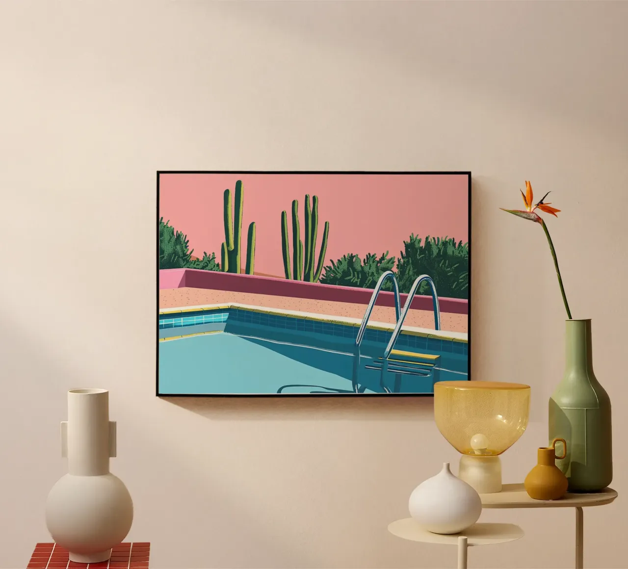 Abstract Pool Party plexiglass da The Look