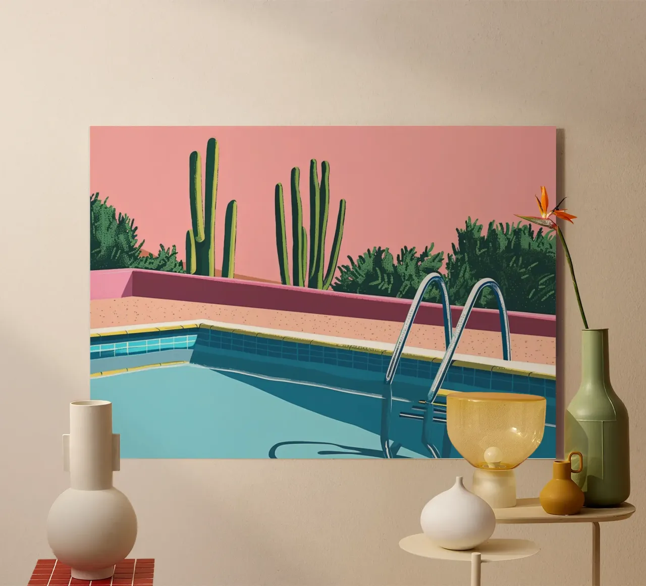 Abstract Pool Party plexiglass da The Look