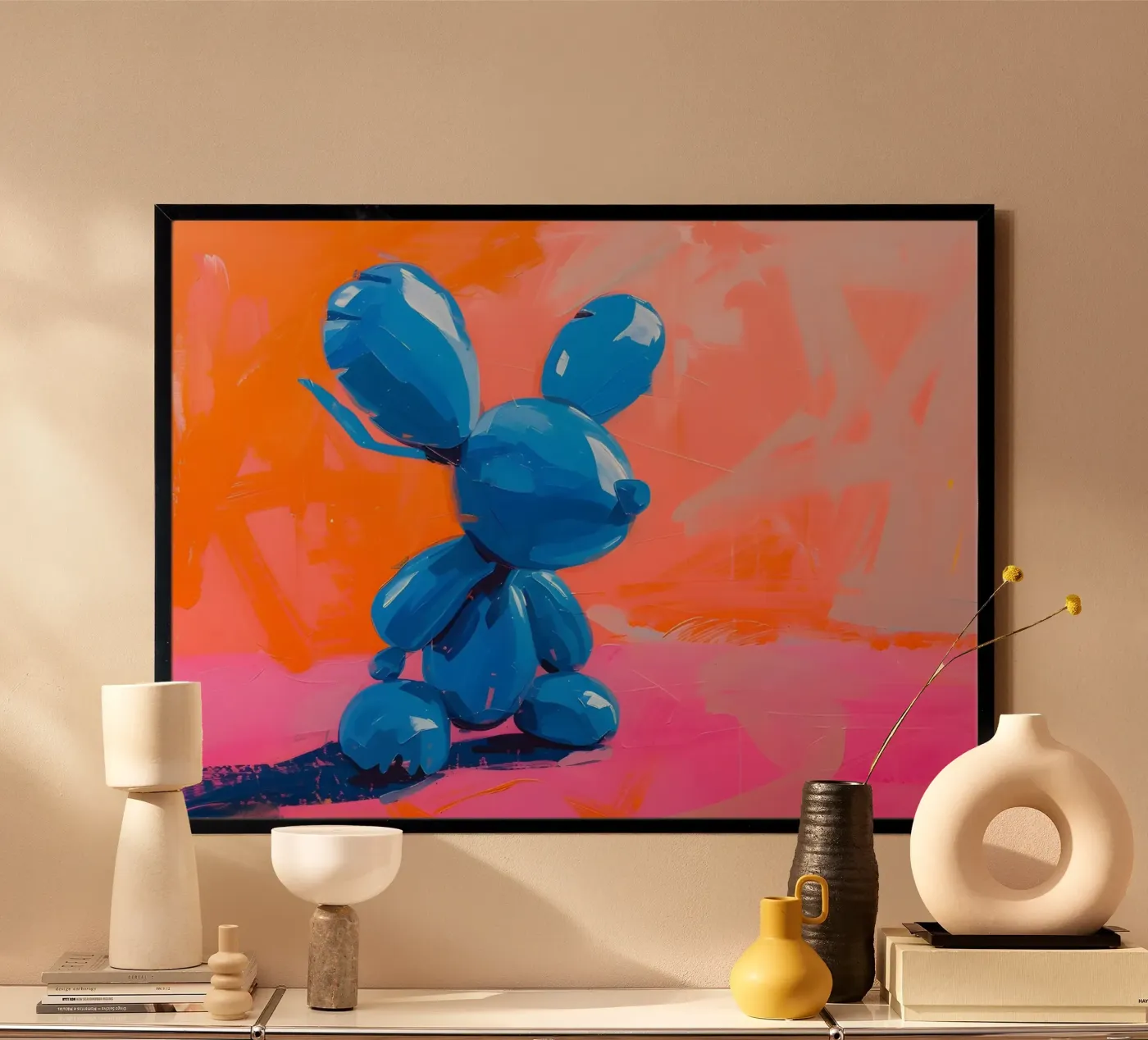 Blue Poster von The Look