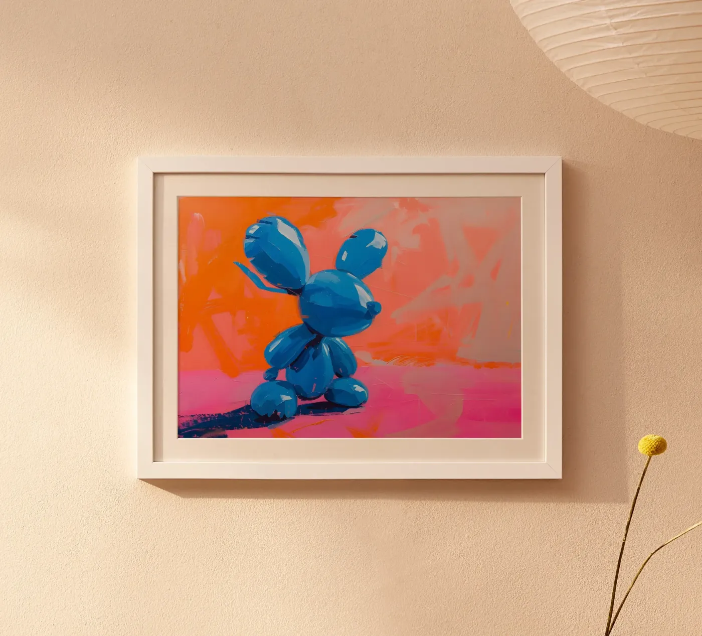Blue Poster von The Look