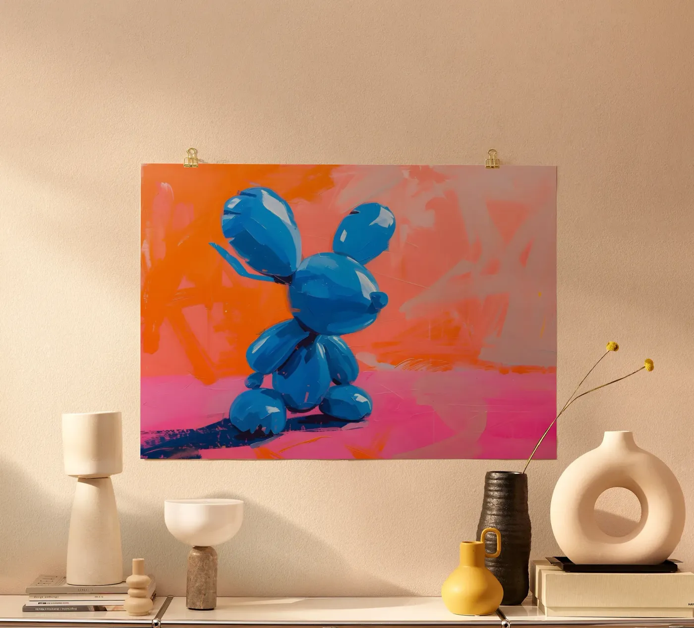 Blue Poster von The Look
