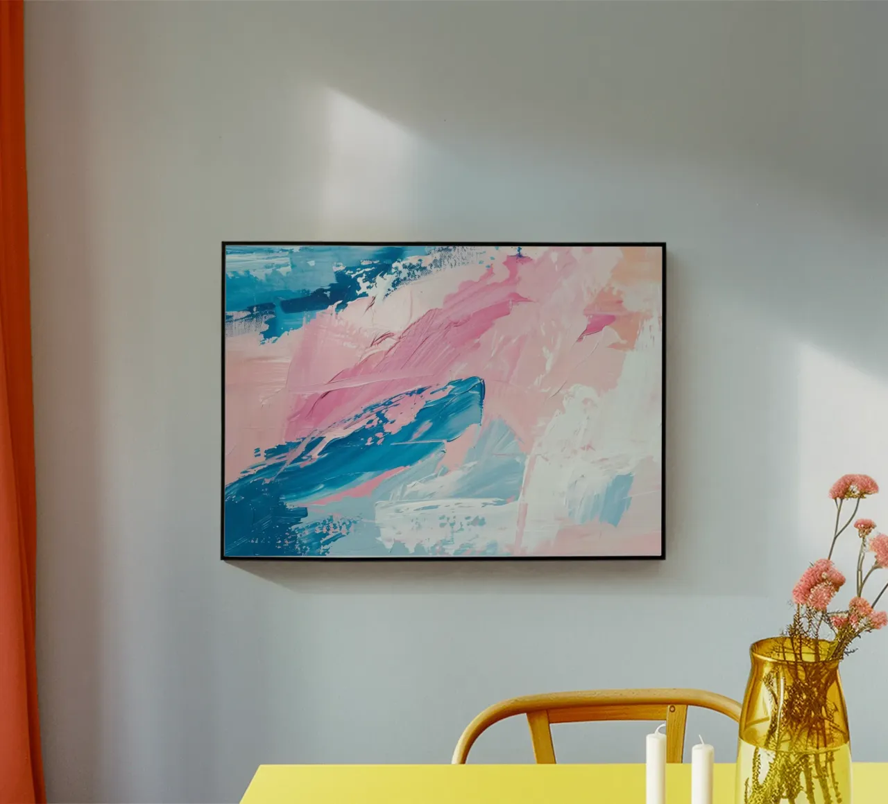 Abstract Pink plexiglass da The Look