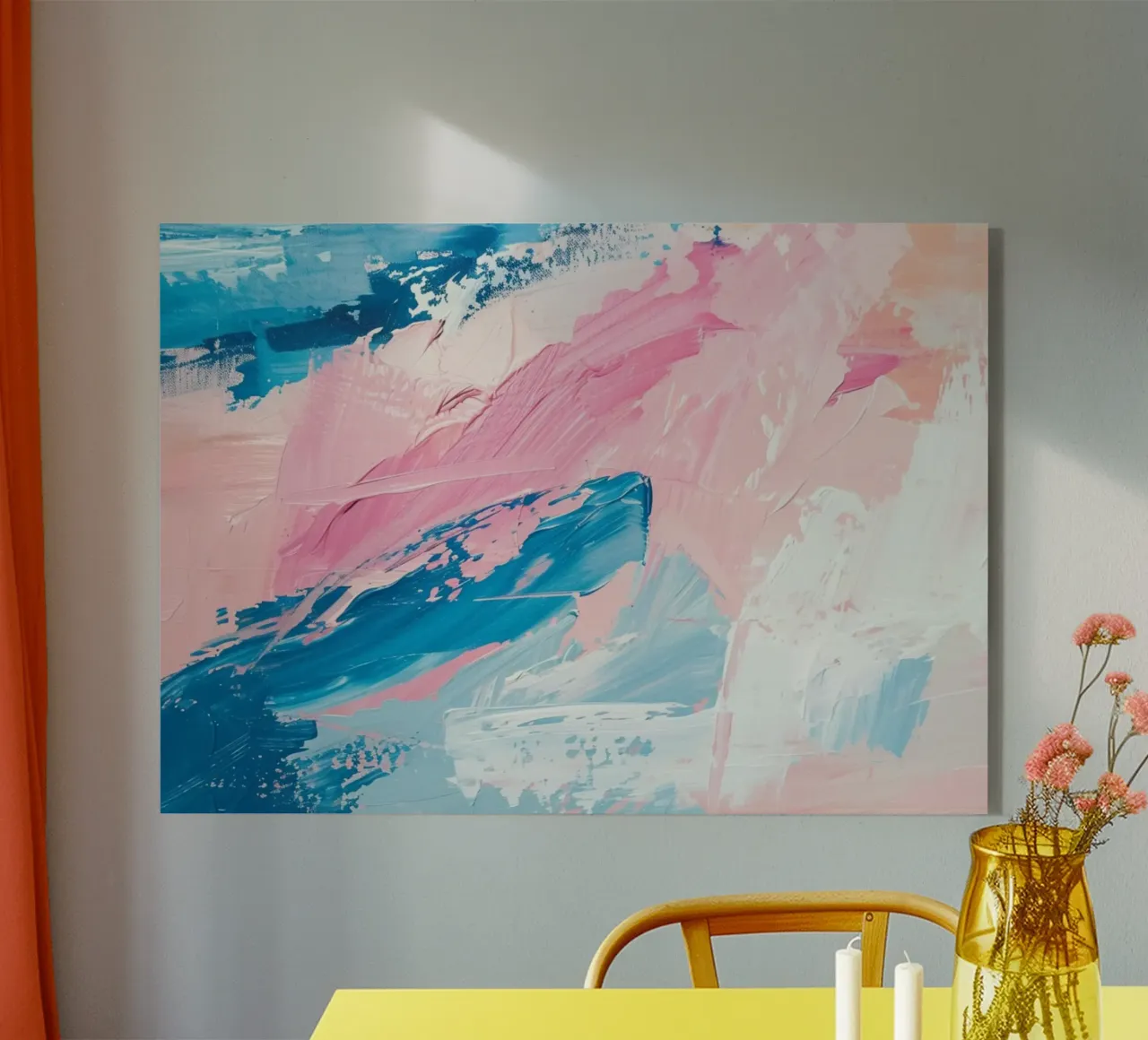 Abstract Pink plexiglass da The Look