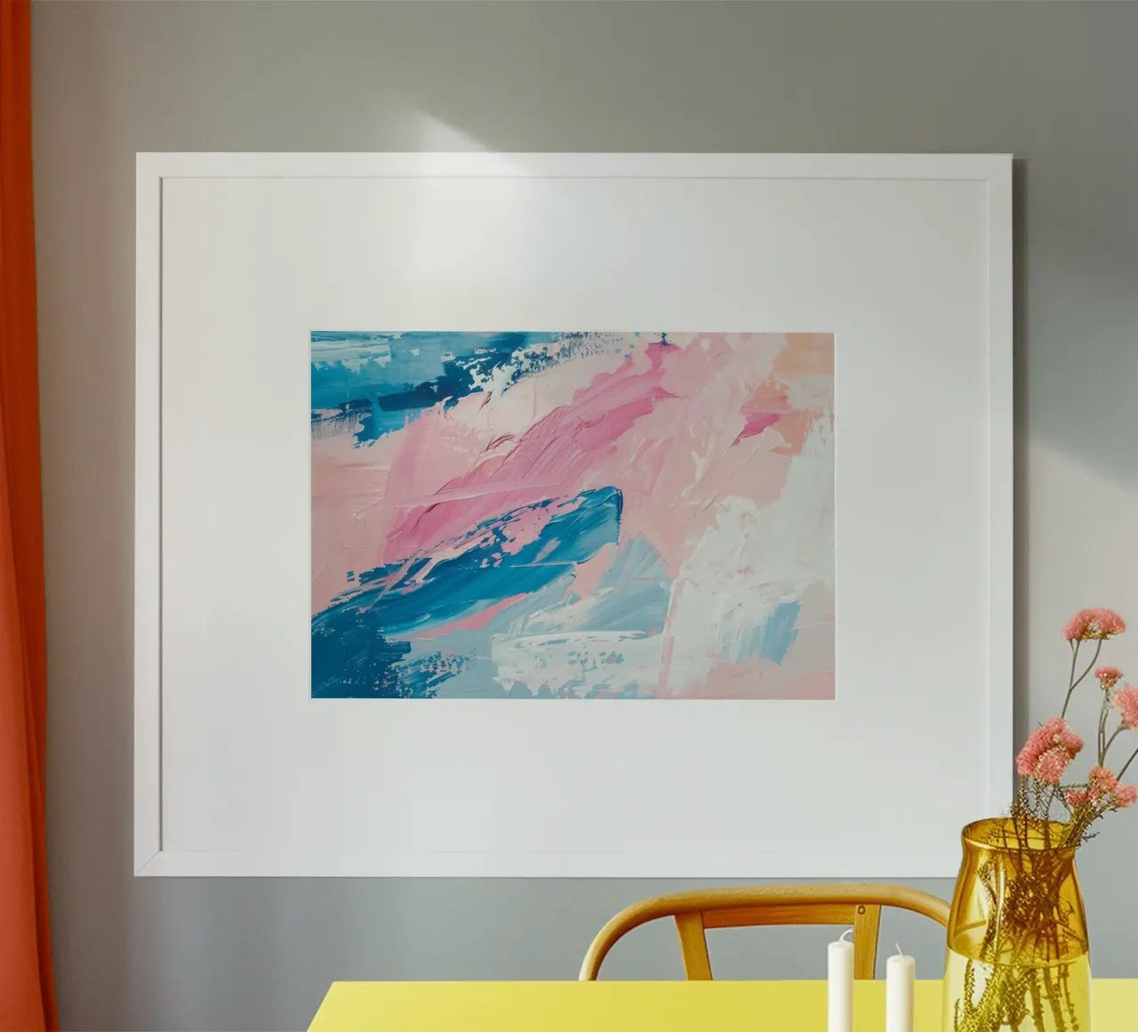 Abstract Pink poster da The Look