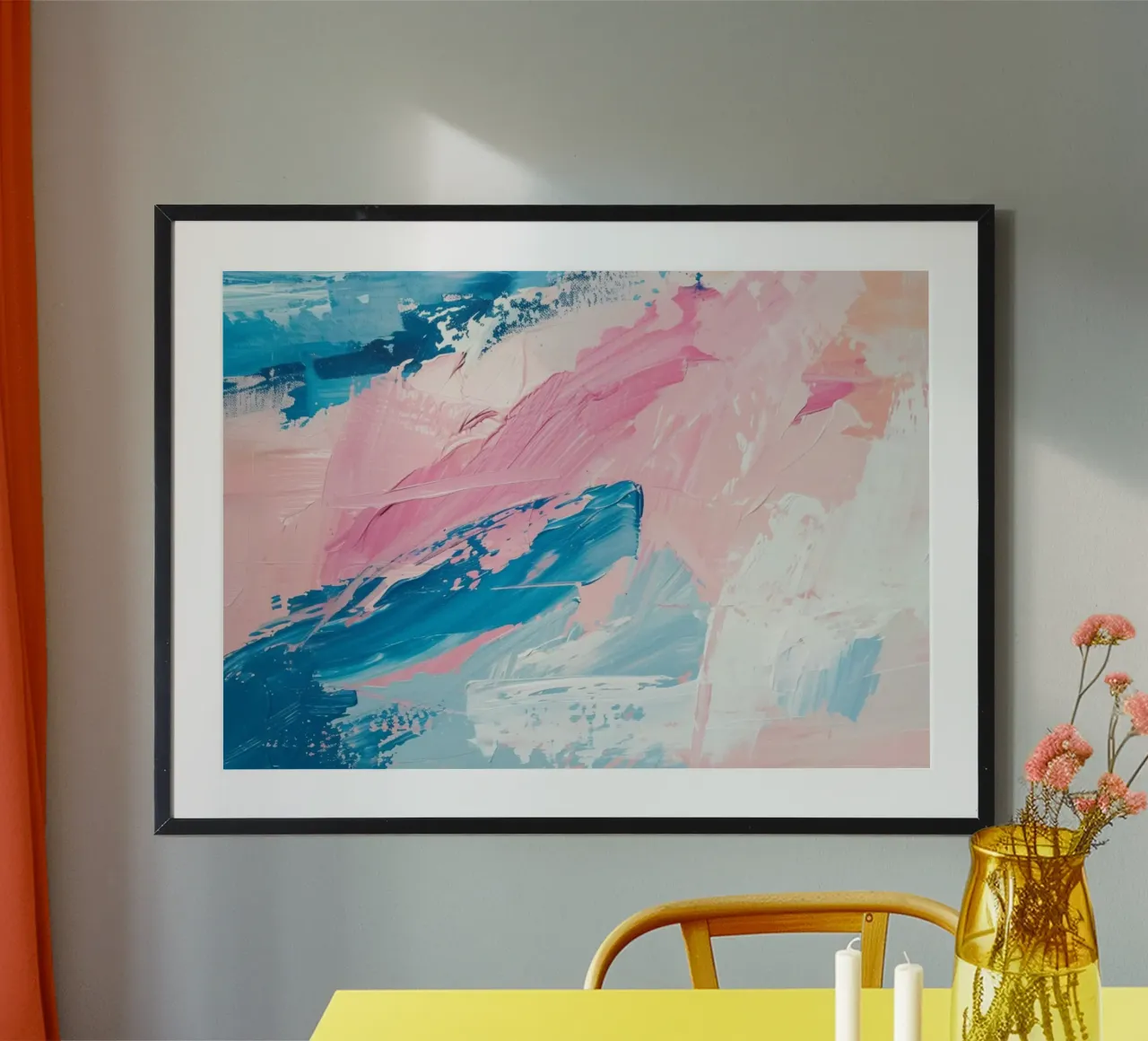 Abstract Pink poster da The Look