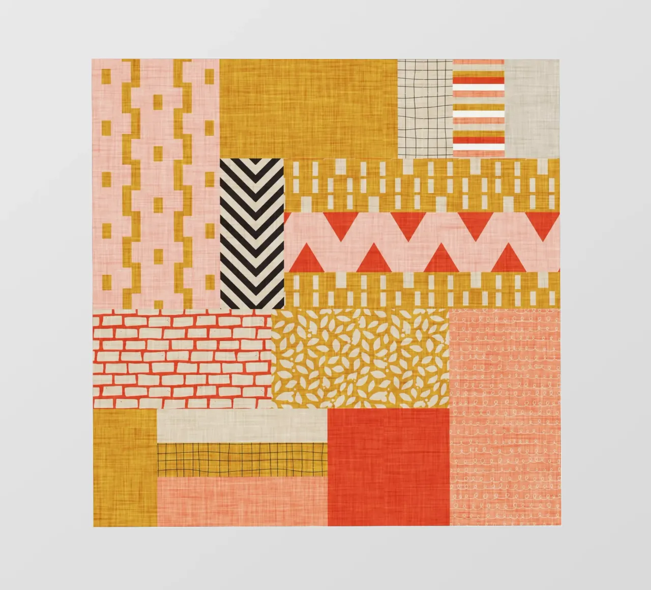 Faux-Textured Patchwork pellicola backlit da susanacosta