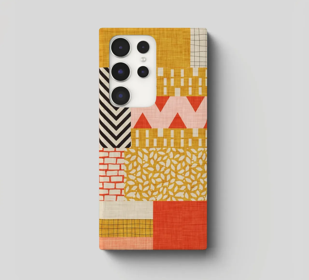 Faux-Textured Patchwork cover samsung da susanacosta