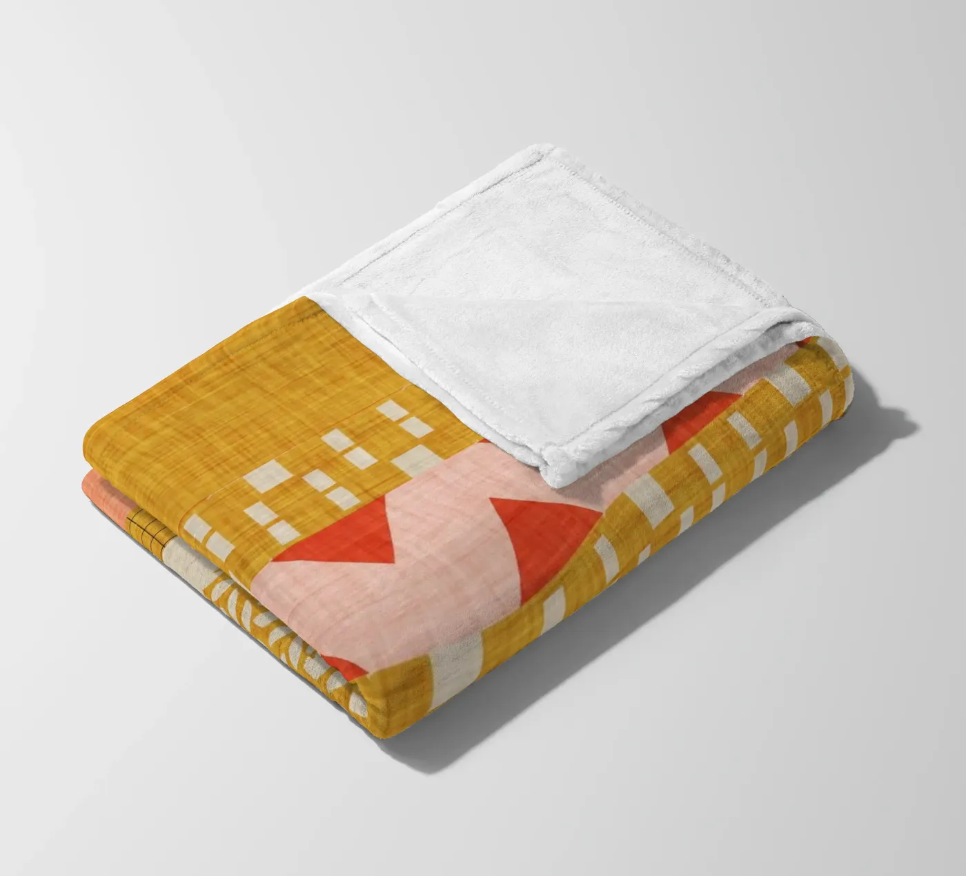 Faux-Textured Patchwork Fleecedecke von susanacosta