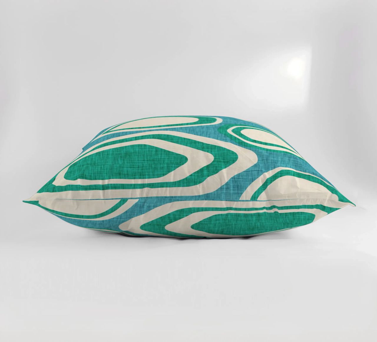 Day at the Lake Blue decorative cushion by susanacosta