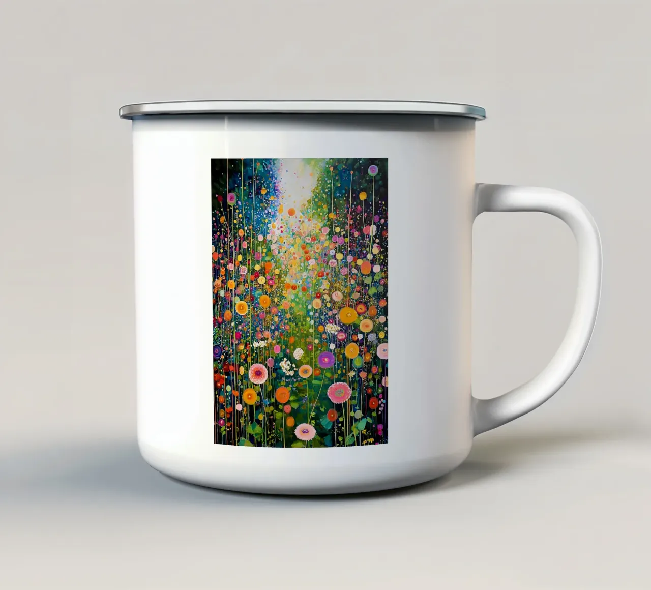 Meadow flowers C tazza in smalto da MATEOart