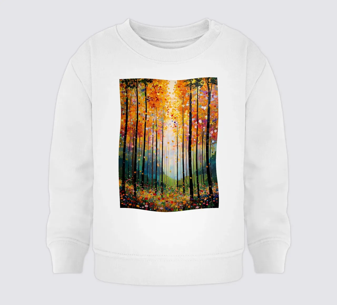 Forest A, style Klimt felpa neonato da MATEOart