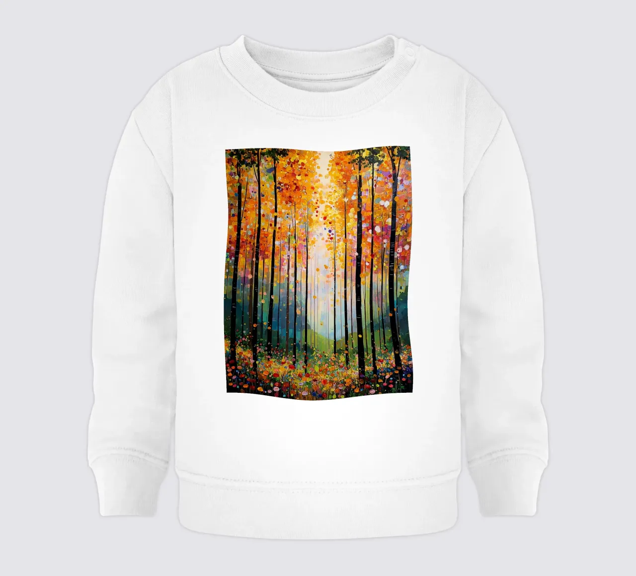 Forest A, style Klimt felpa neonato da MATEOart