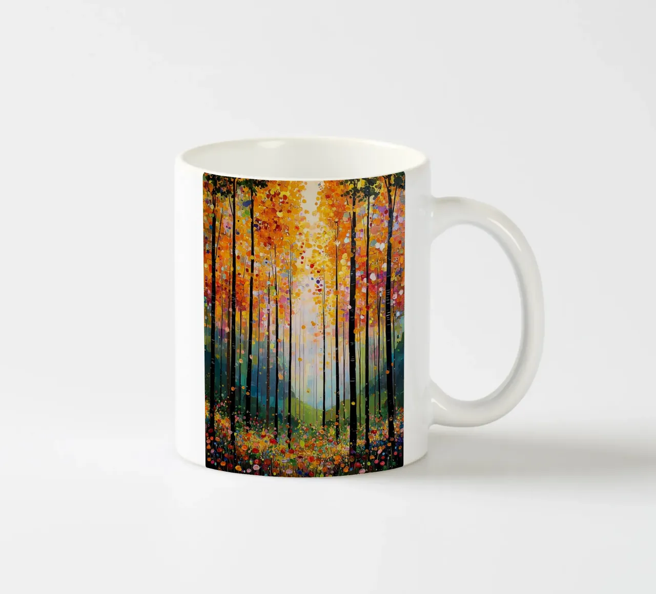Forest A, style Klimt tazza in ceramica da MATEOart