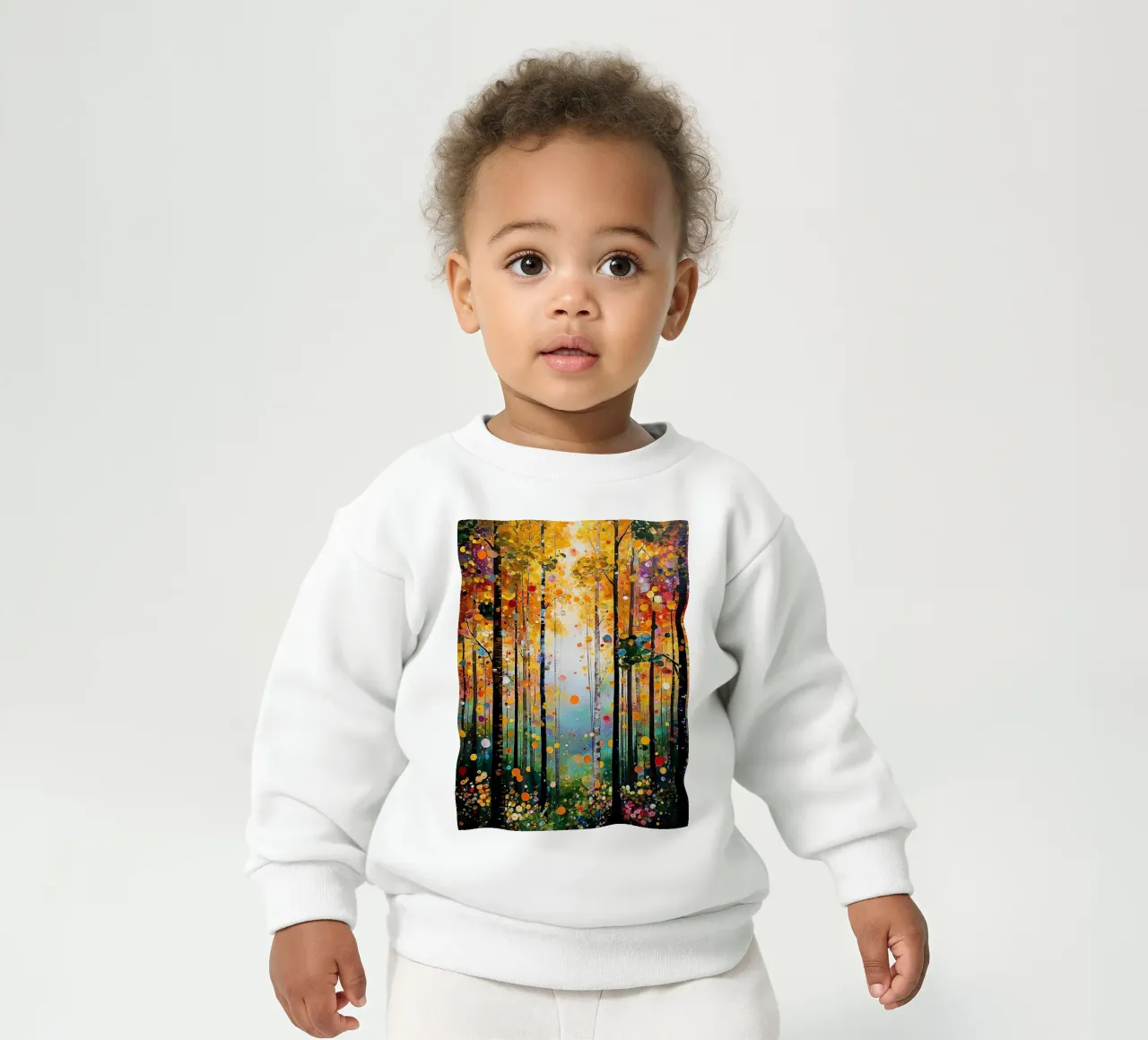 Forest B, style Klimt felpa neonato da MATEOart
