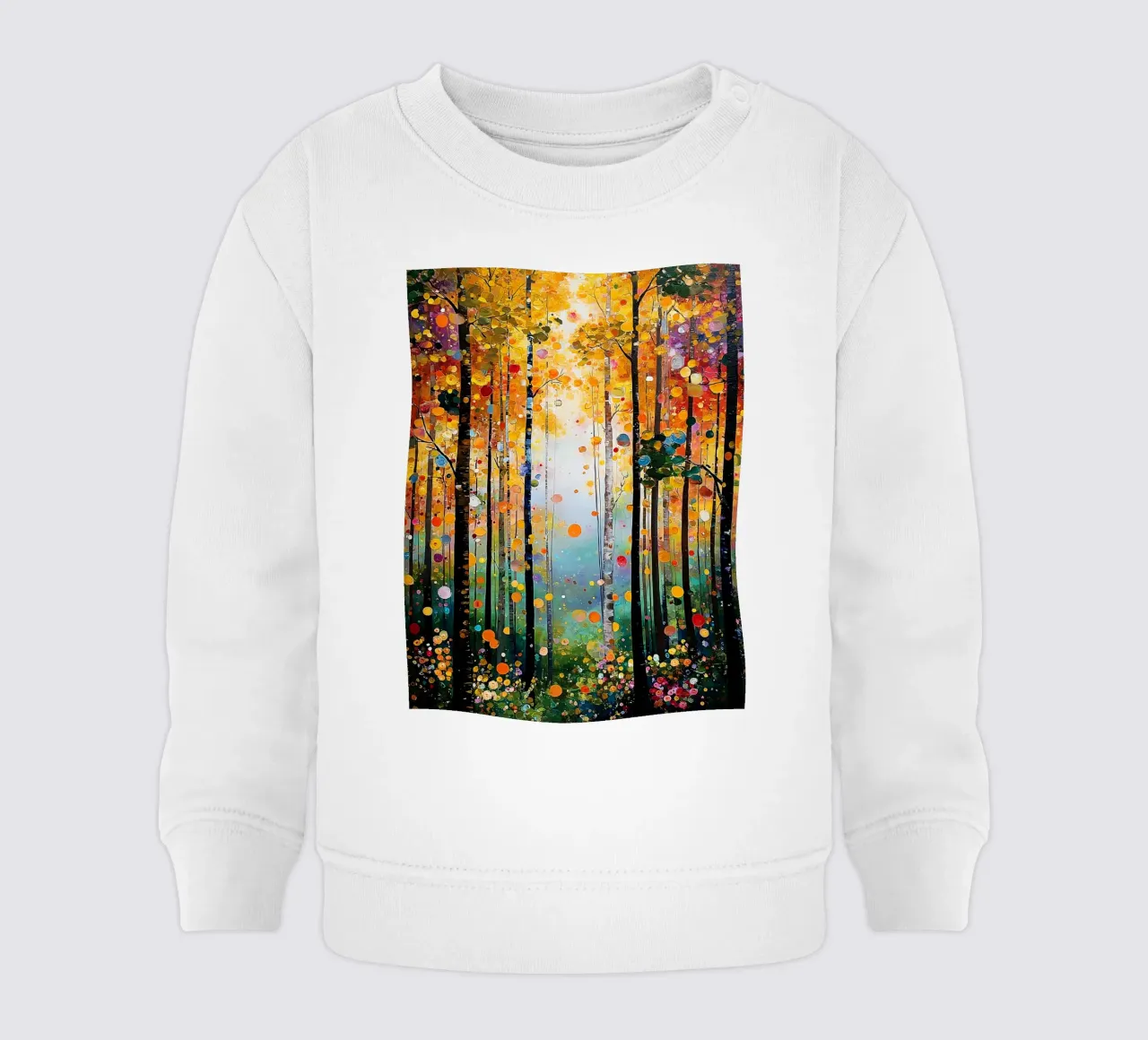 Forest B, style Klimt felpa neonato da MATEOart