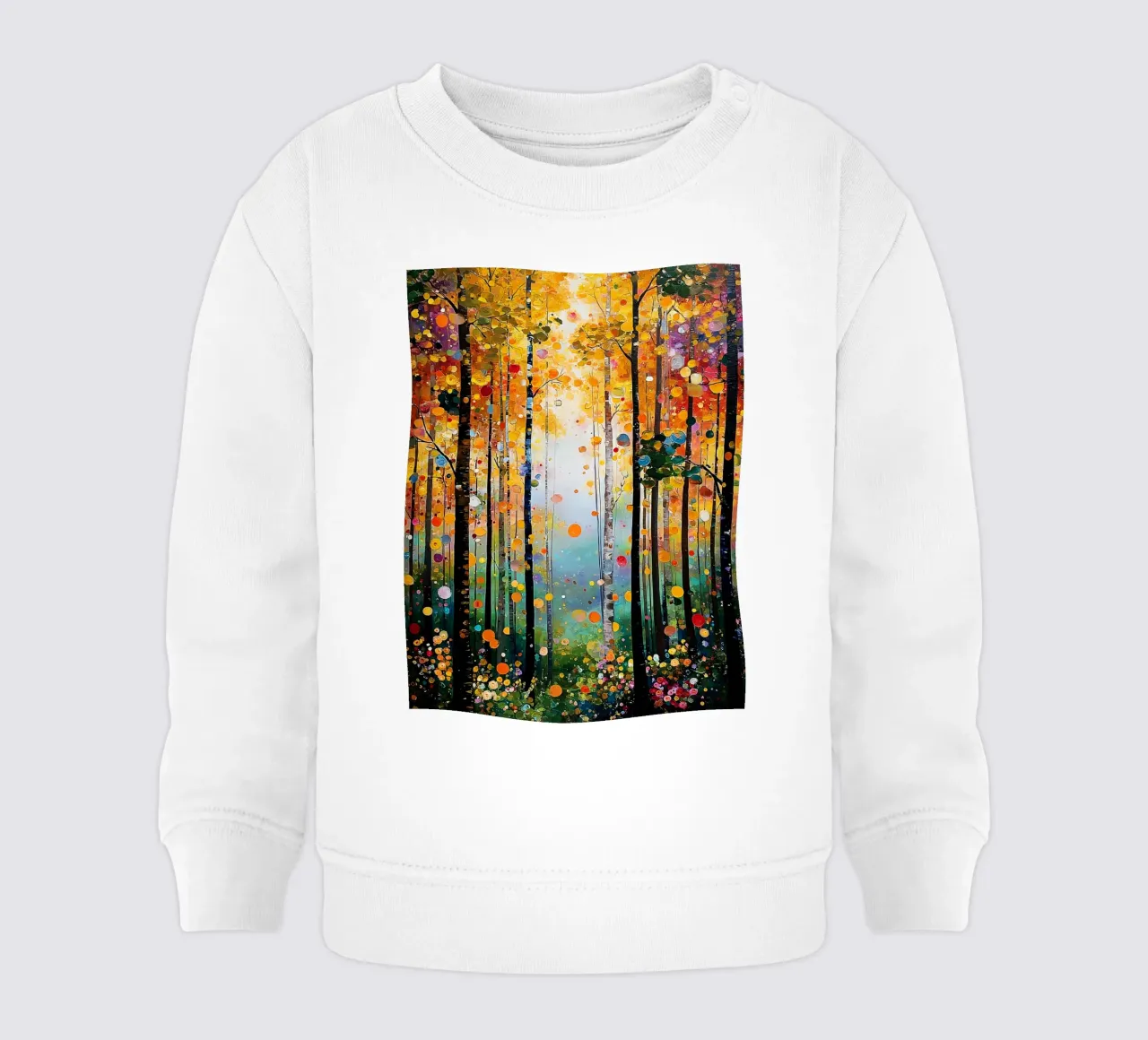 Forest B, style Klimt felpa neonato da MATEOart