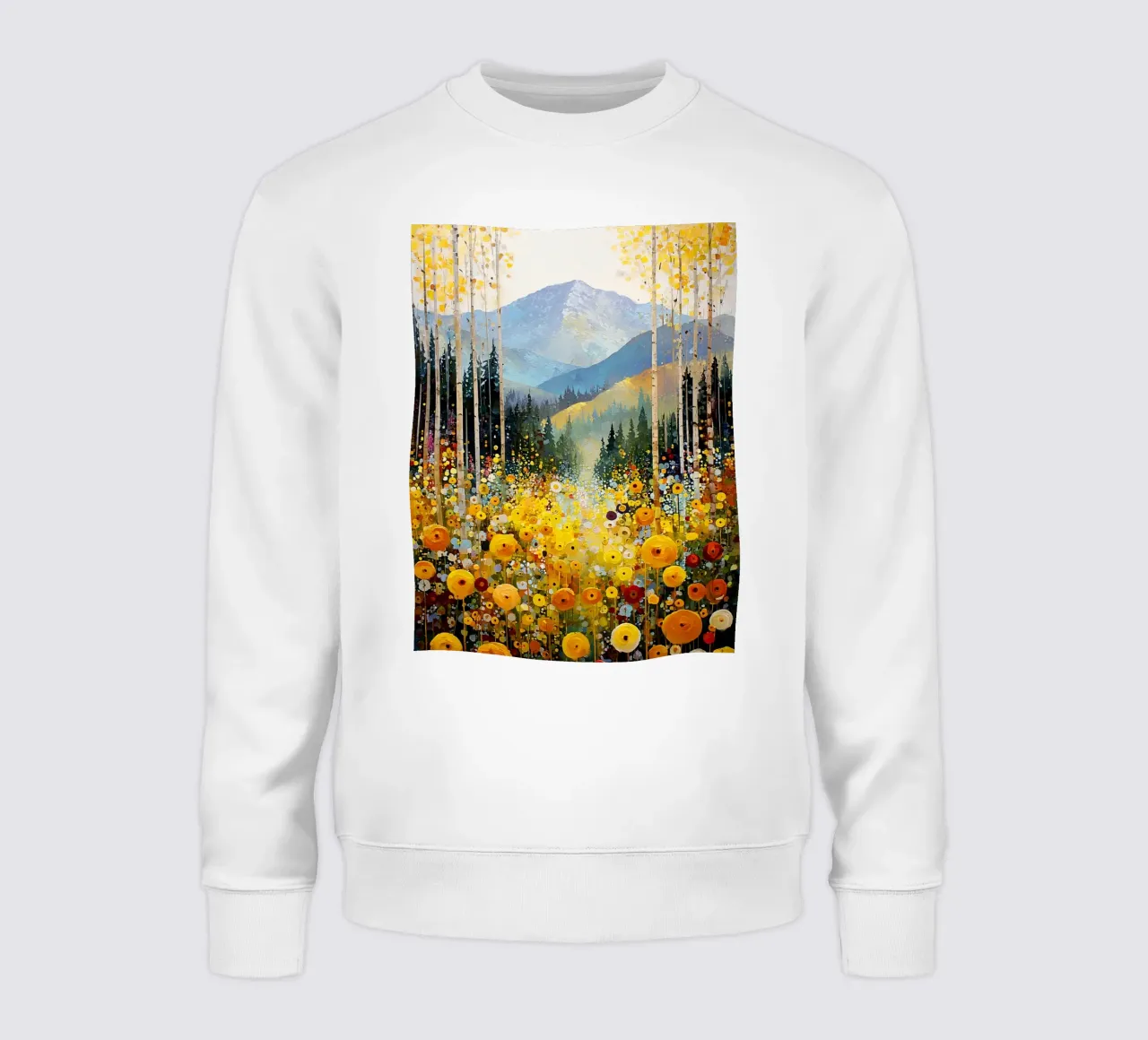 Forest C, style Klimt felpa da MATEOart