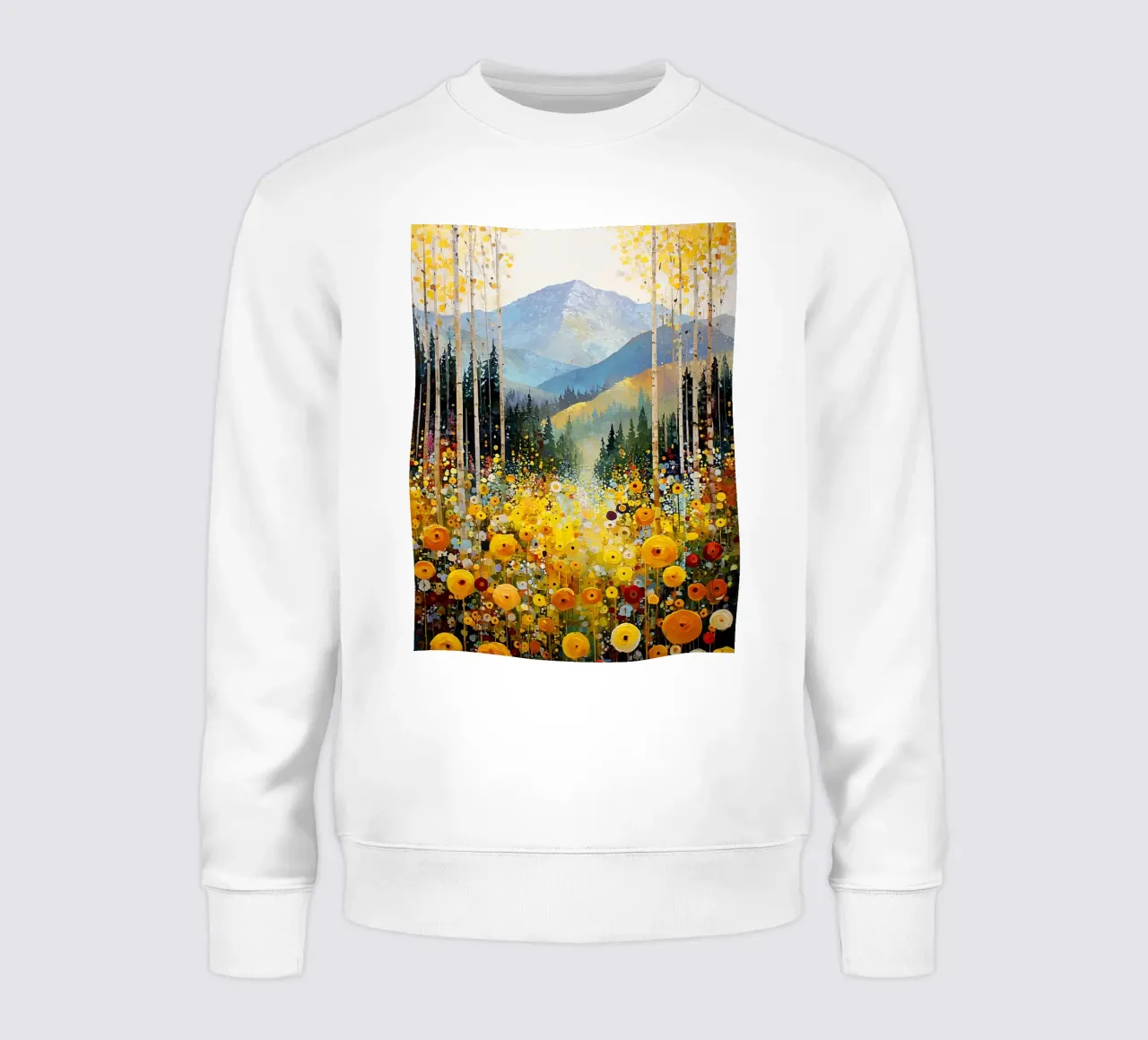 Forest C, style Klimt felpa da MATEOart