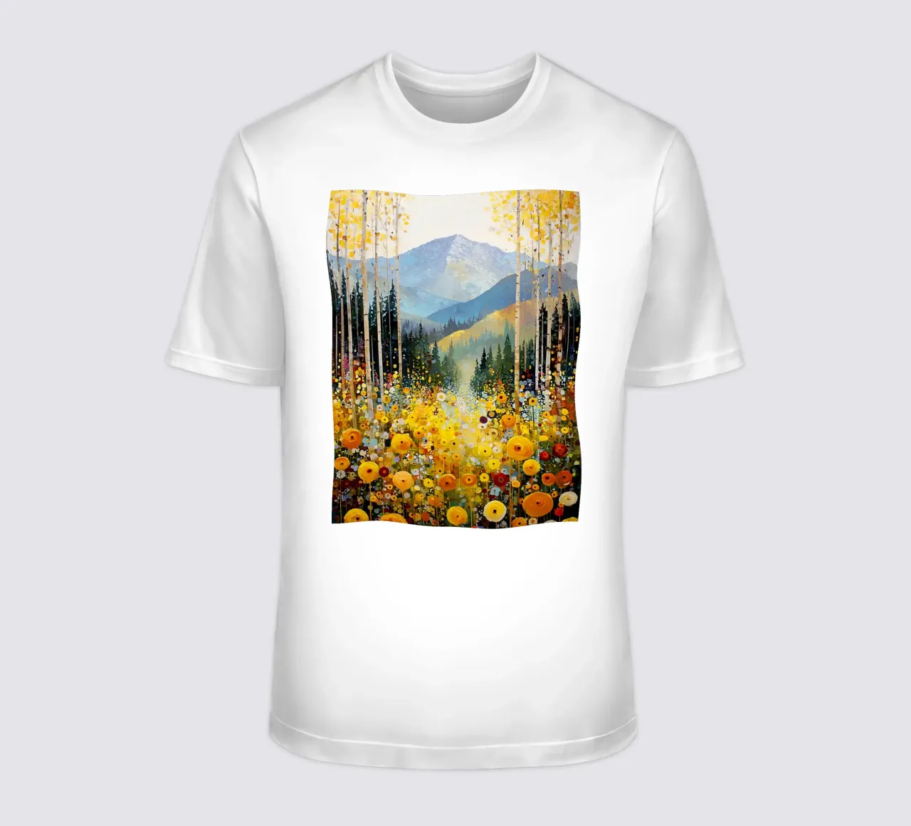 Forest C, style Klimt t-shirt da MATEOart
