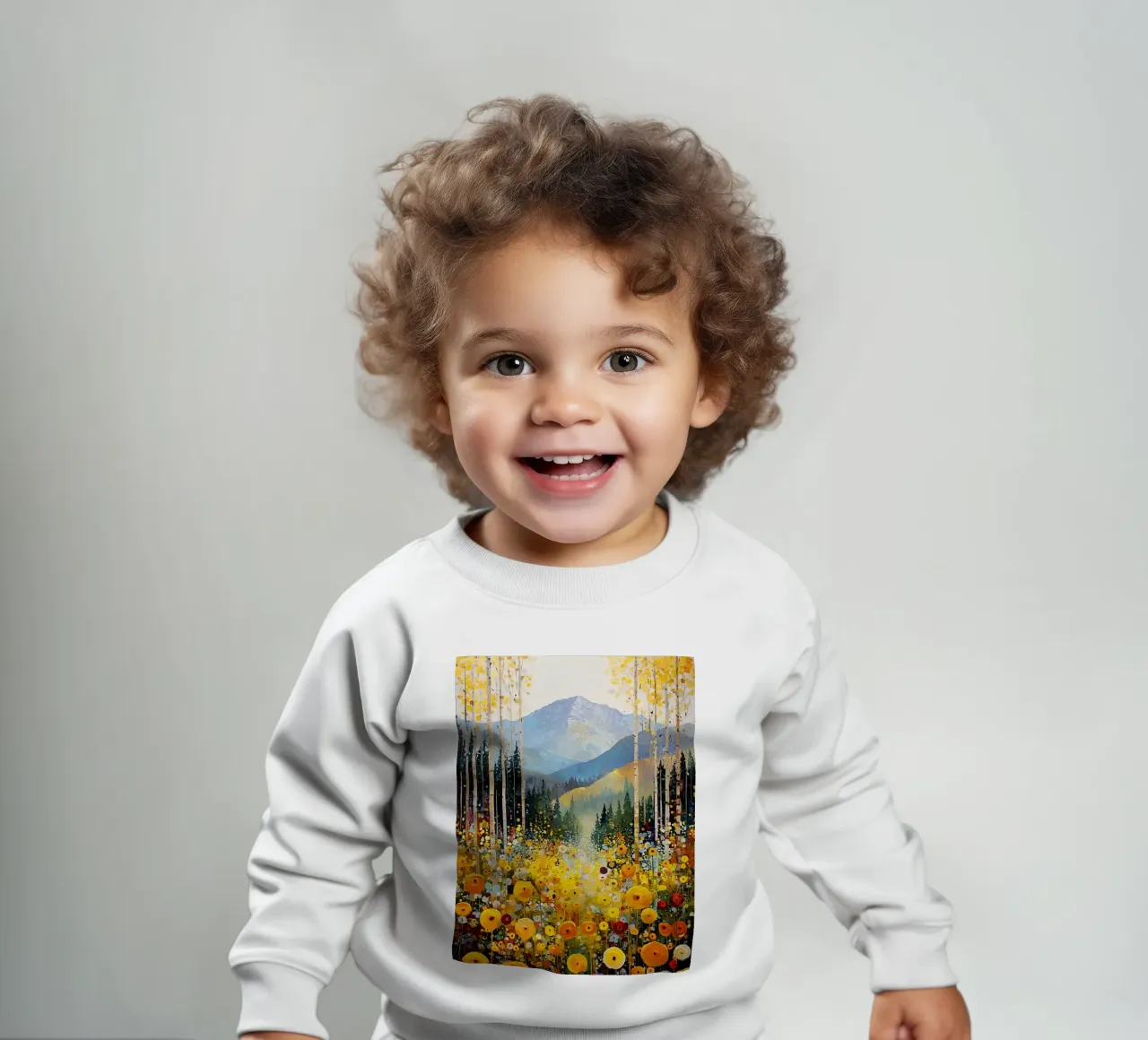 Forest C, style Klimt felpa neonato da MATEOart