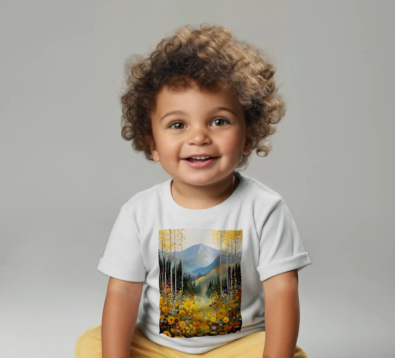 Forest C, style Klimt maglietta neonato da MATEOart