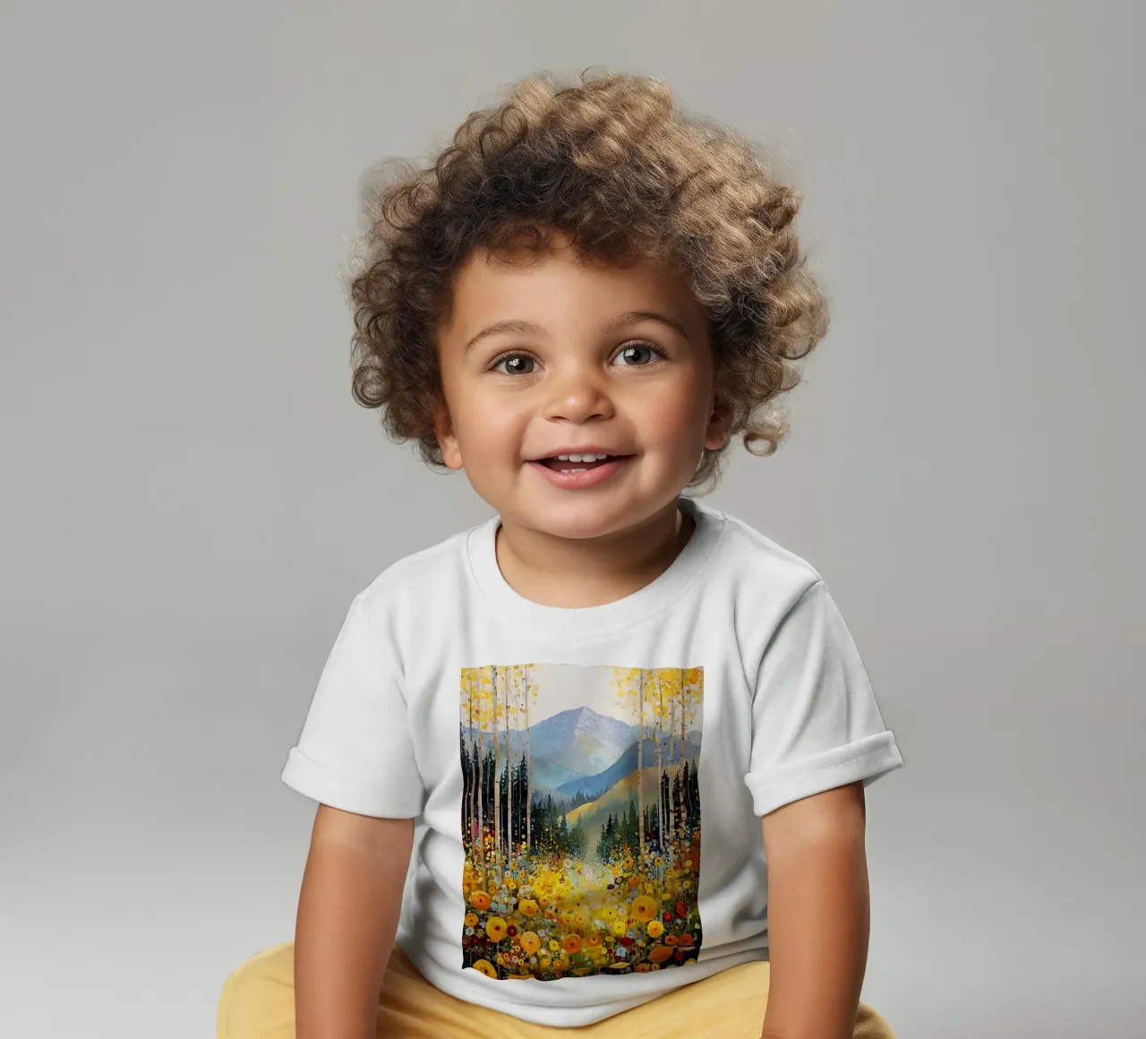 Forest C, style Klimt maglietta neonato da MATEOart