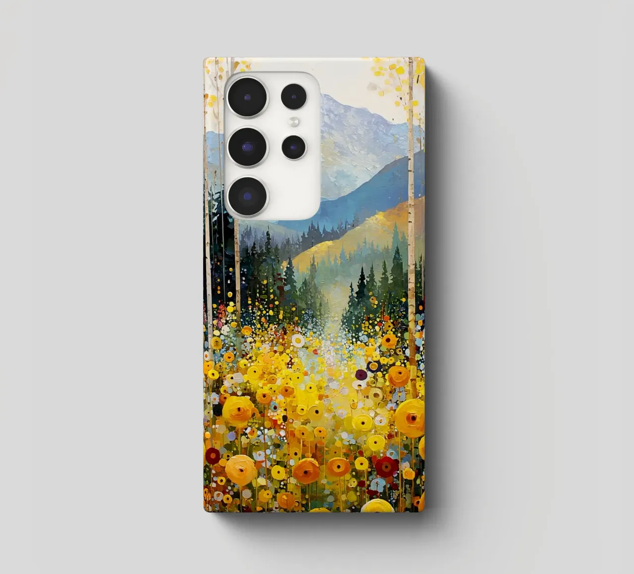 Forest C, style Klimt cover samsung da MATEOart