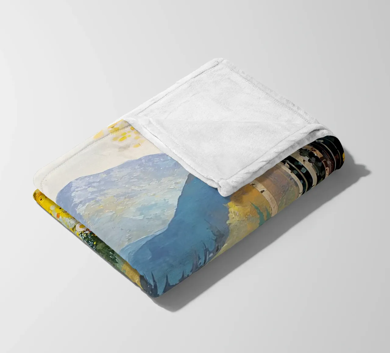 Forest C, style Klimt coperta in pile da MATEOart