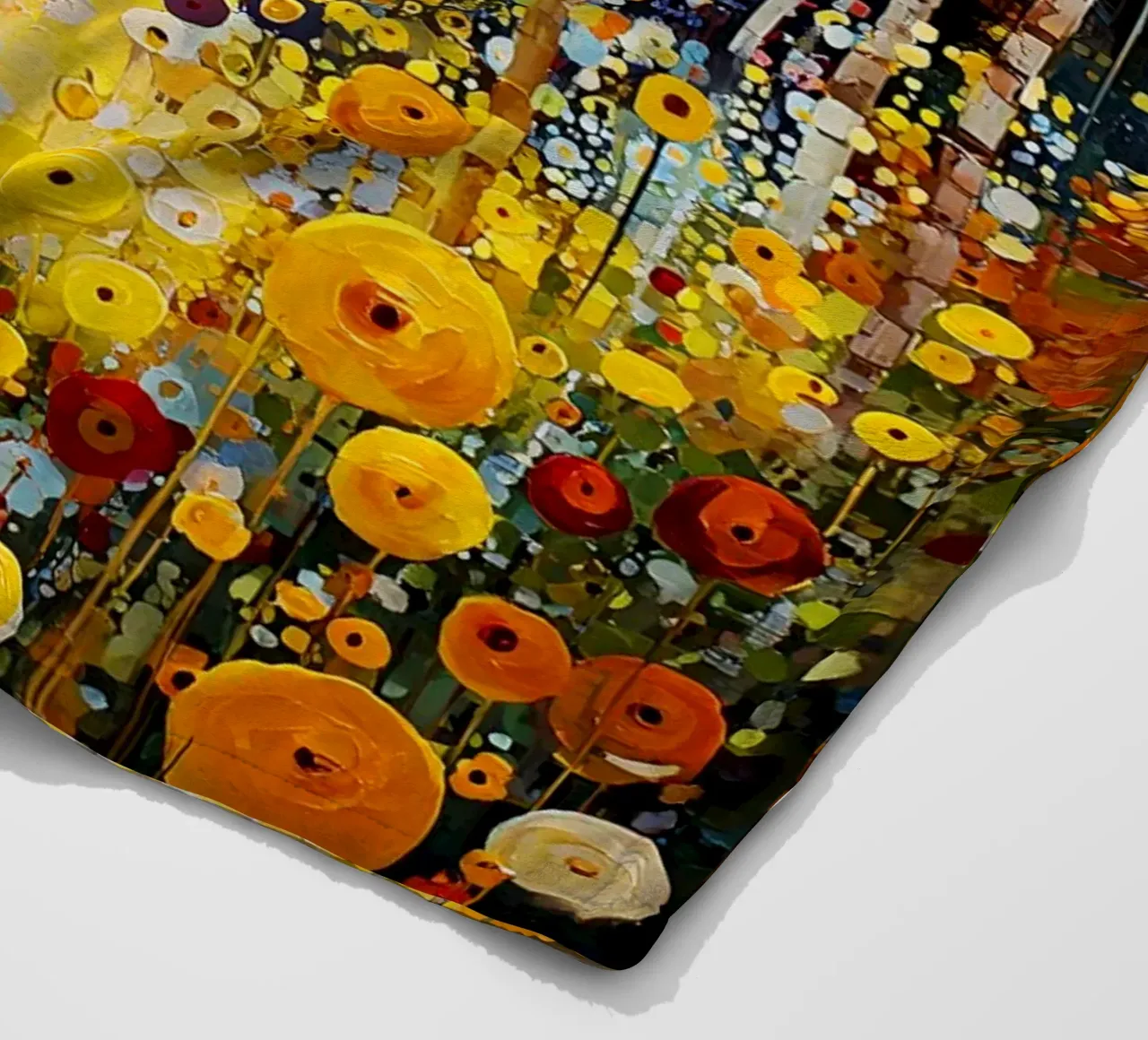 Forest C, style Klimt coperta in pile da MATEOart