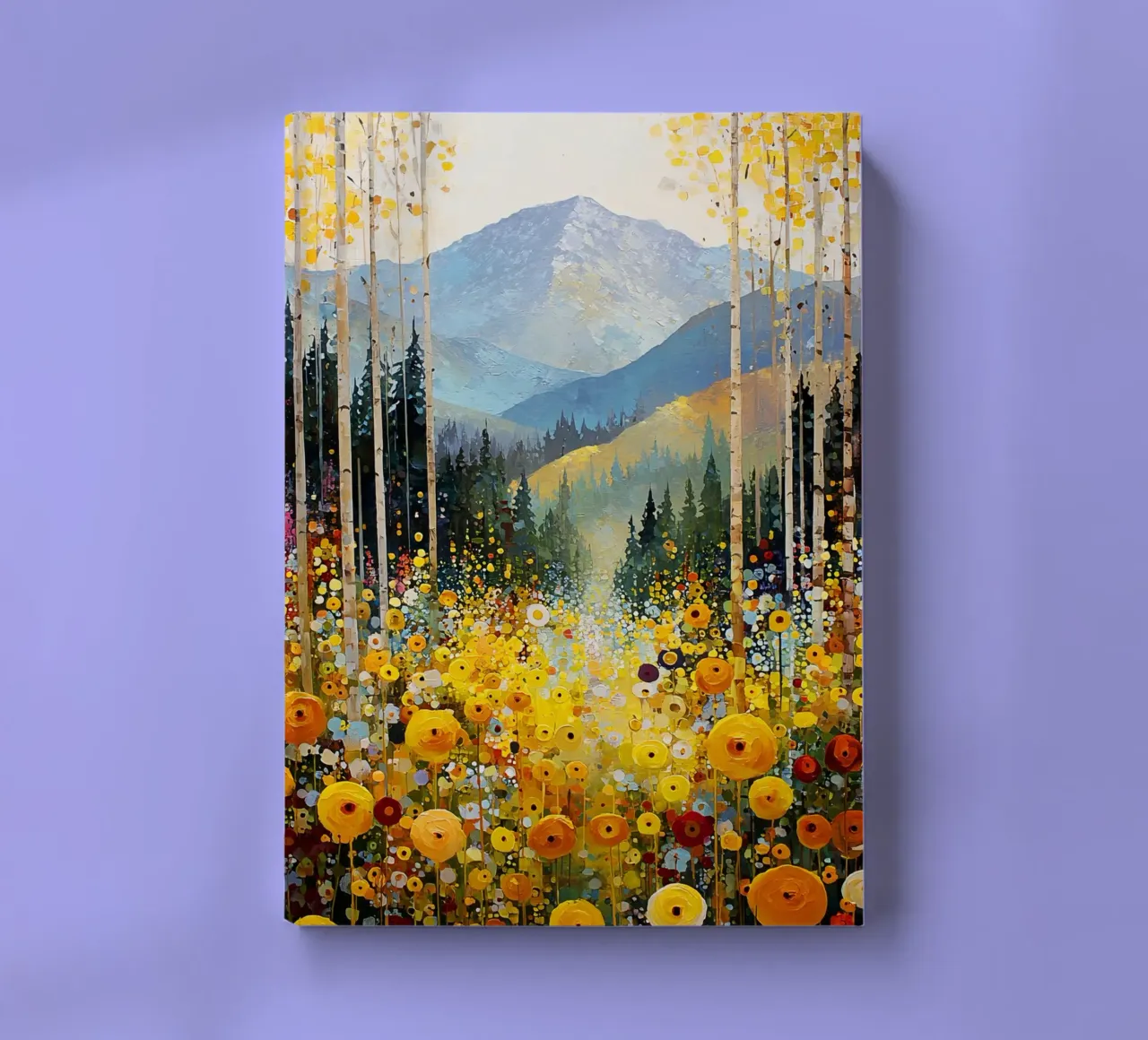 Forest C, style Klimt notebook by MATEOart