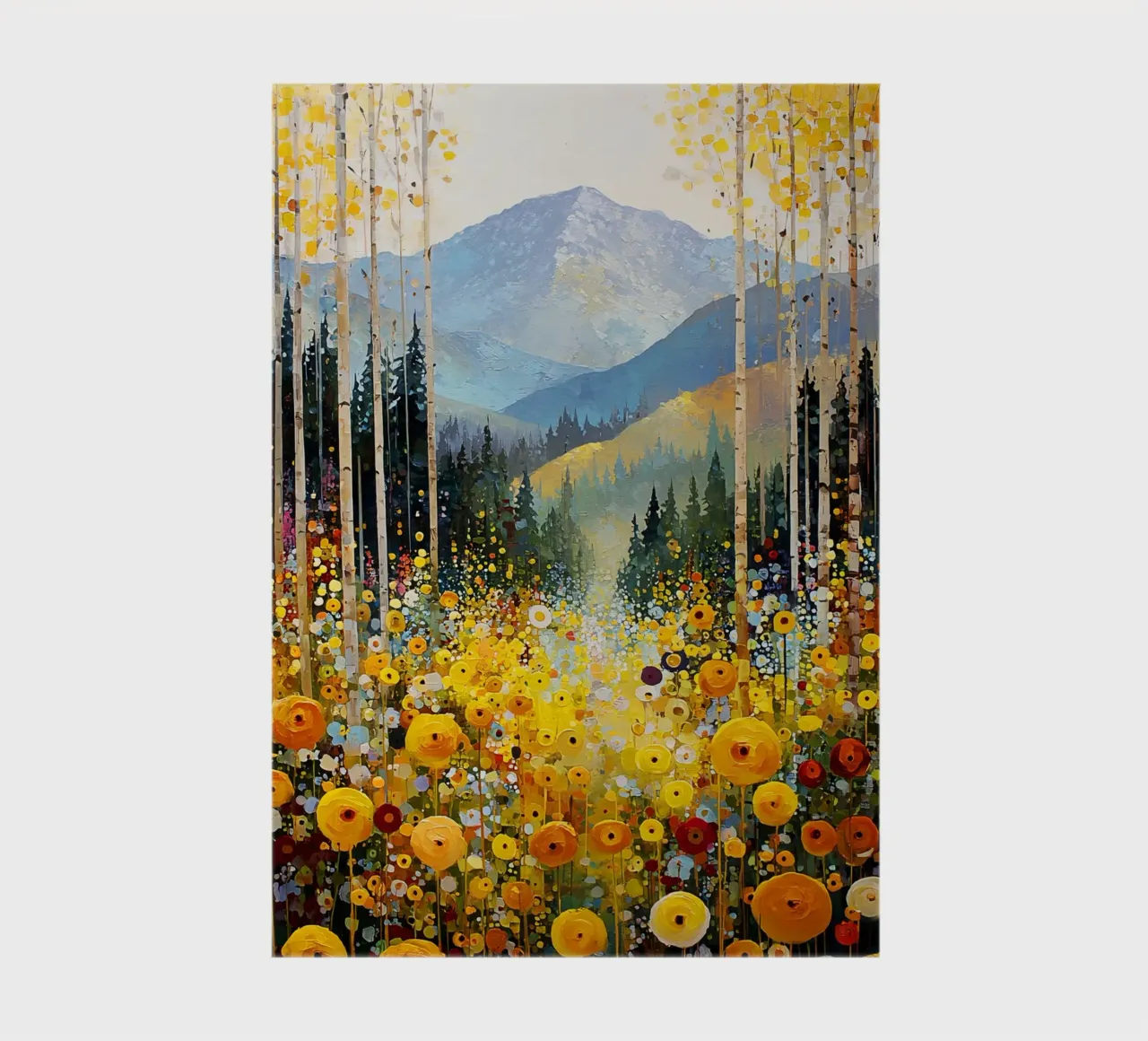 Forest C, style Klimt notebook by MATEOart