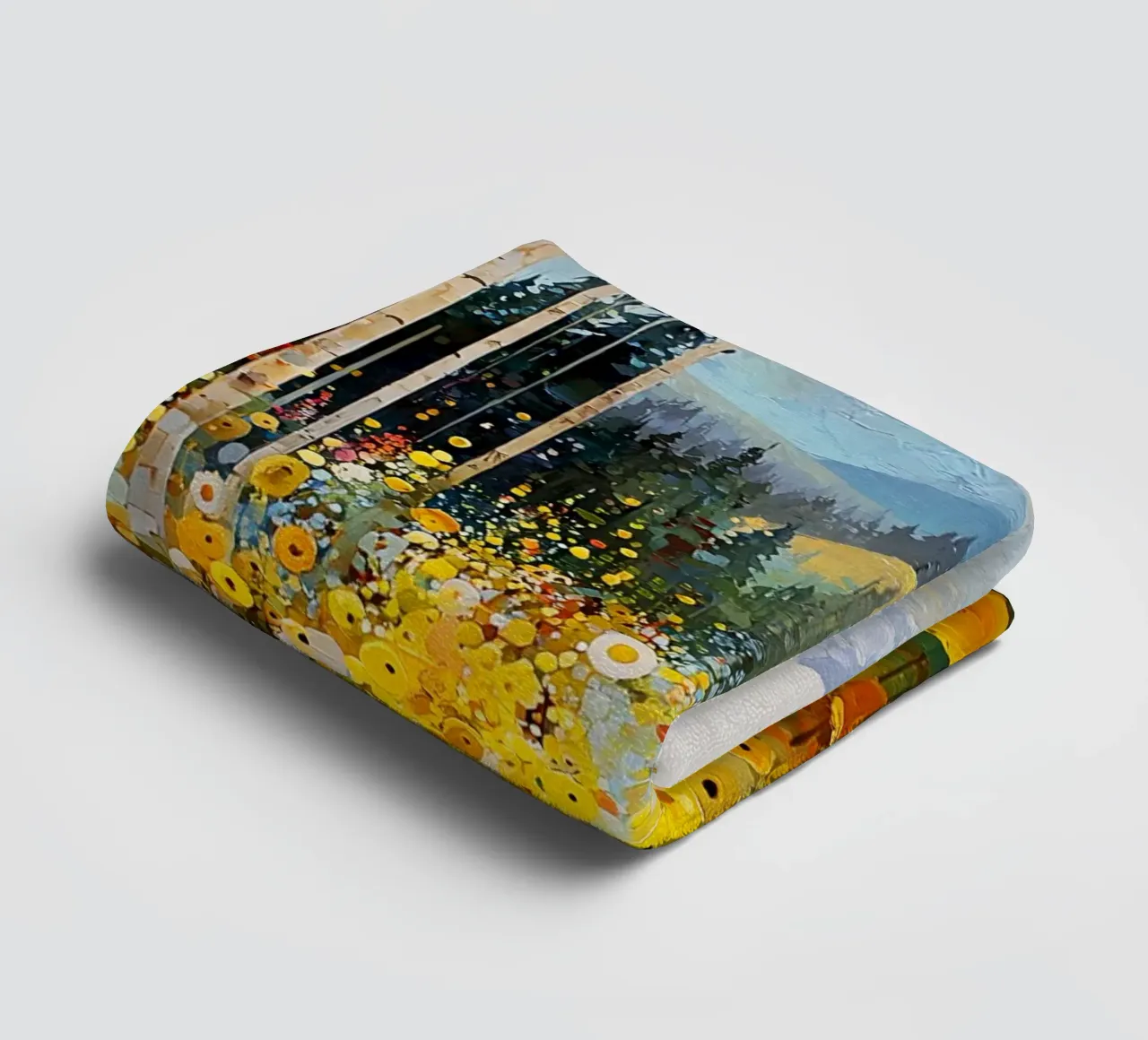 Forest C, style Klimt asciugamano da bagno da MATEOart