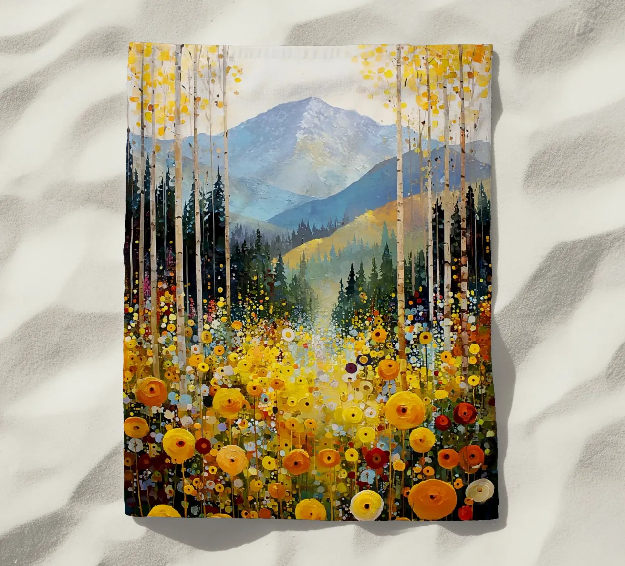 Forest C, style Klimt telo mare da MATEOart