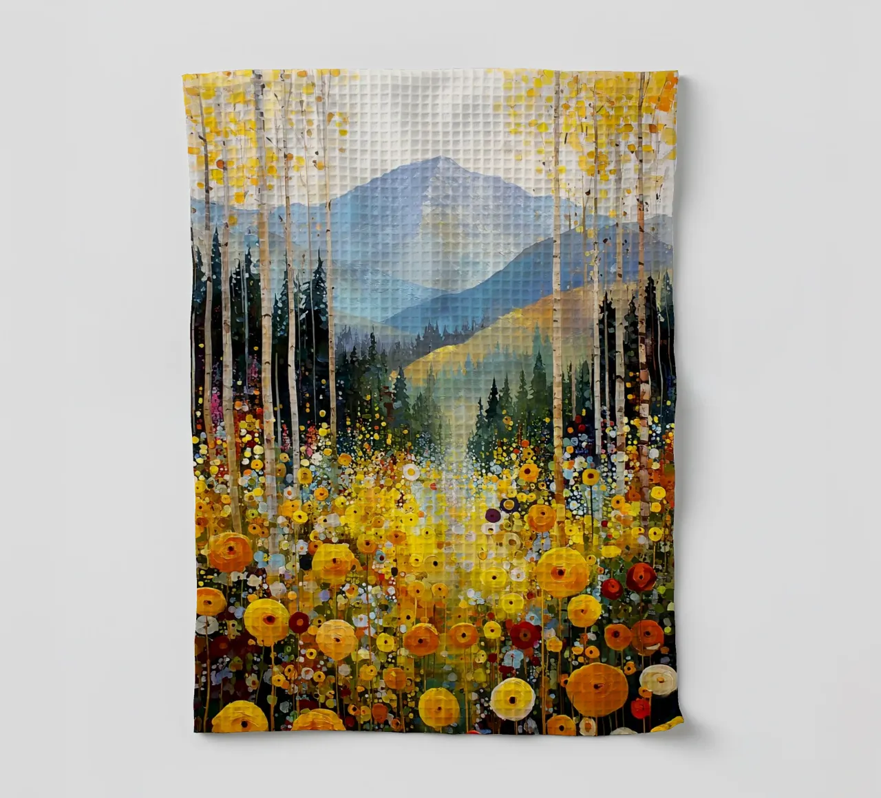 Forest C, style Klimt canovaccio da cucina da MATEOart