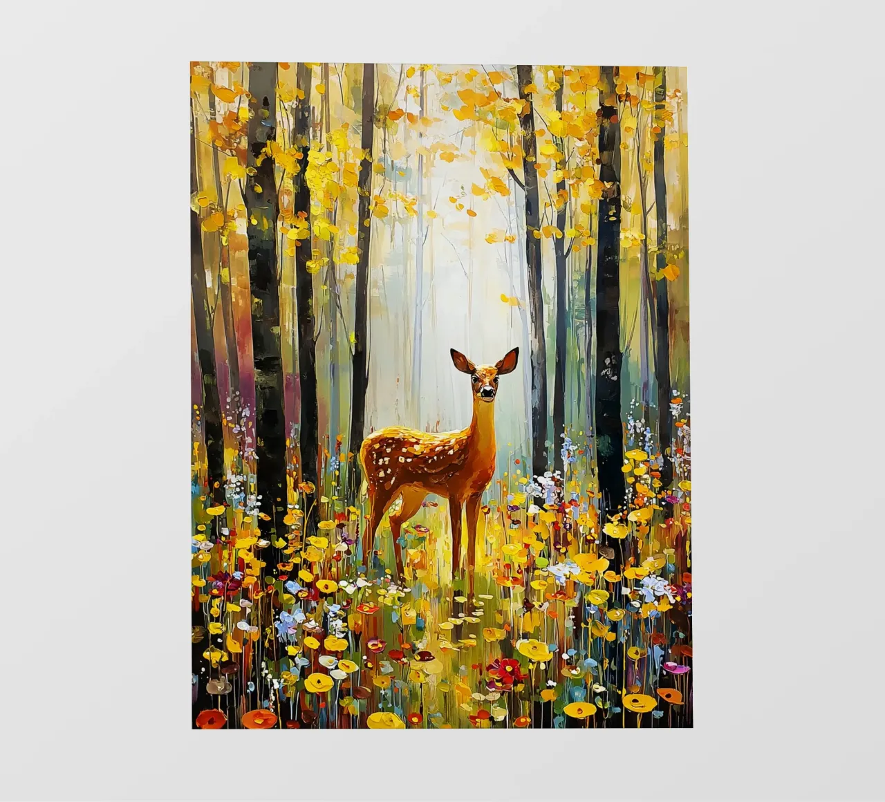 Forest D, style Klimt telo in pvc da MATEOart