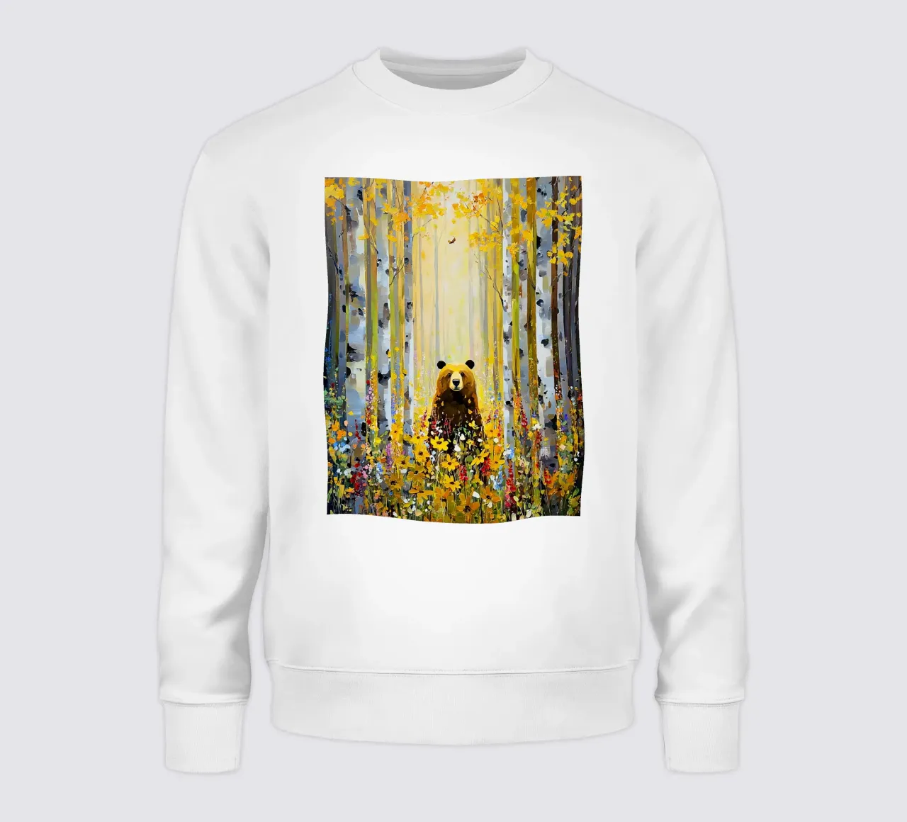 Forest E, style Klimt felpa da MATEOart