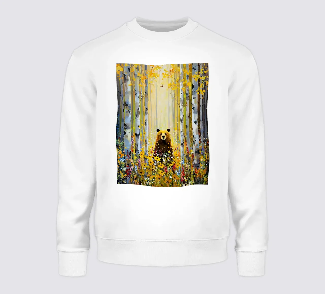 Forest E, style Klimt felpa da MATEOart