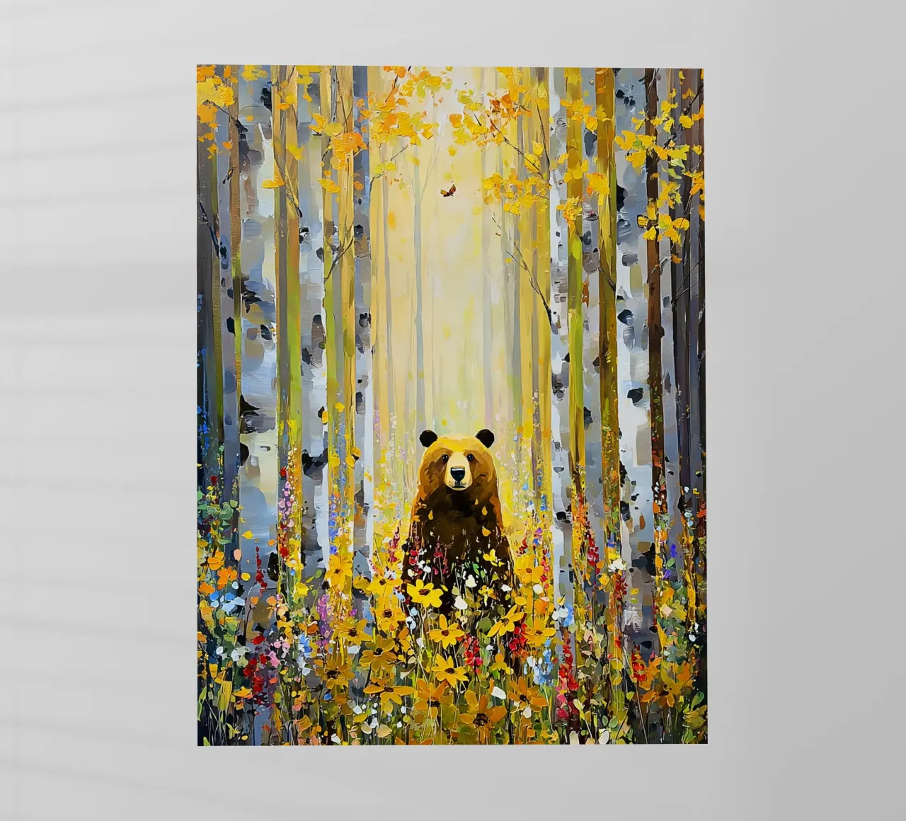 Forest E, style Klimt pellicola backlit da MATEOart