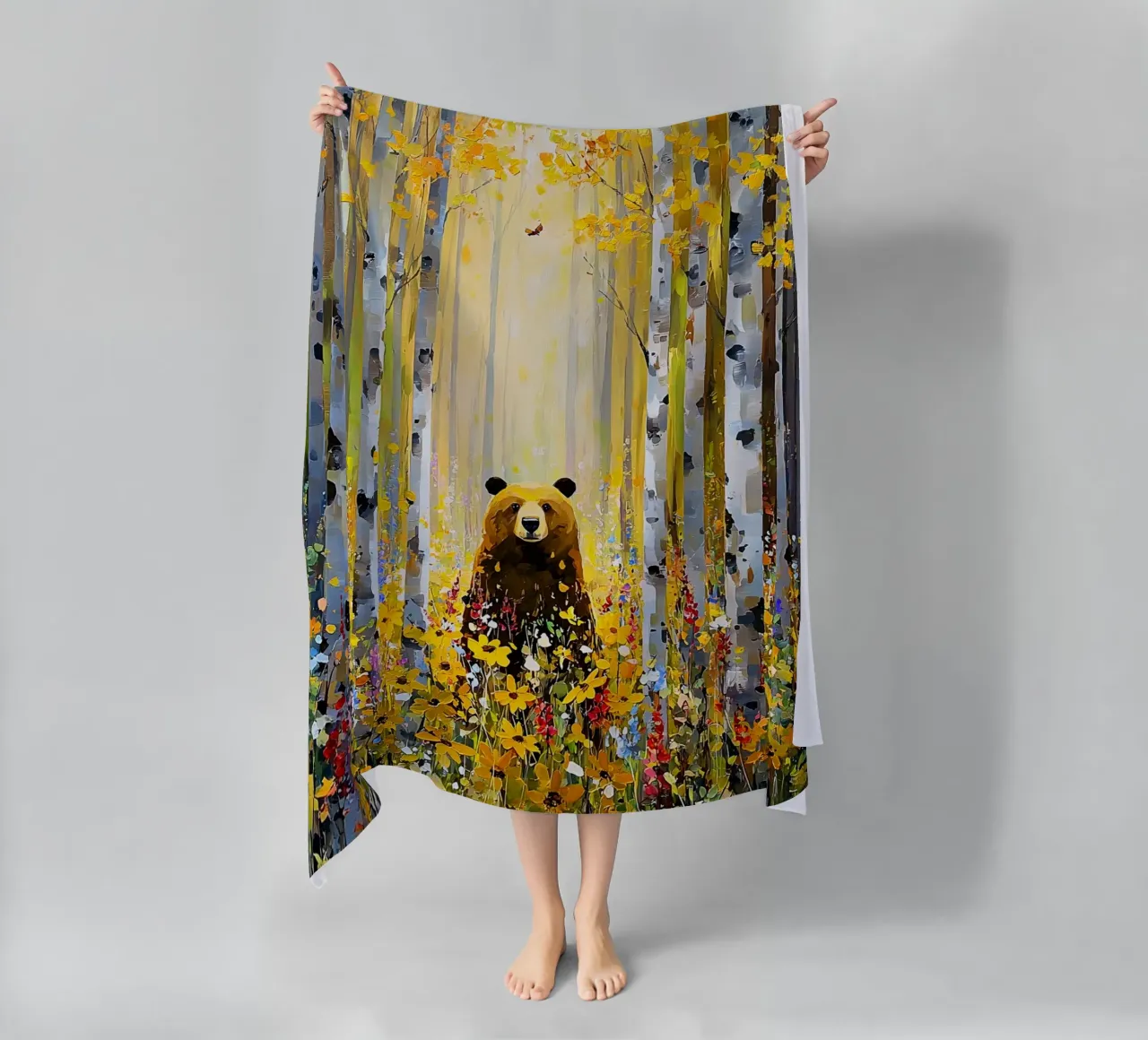 Forest E, style Klimt telo mare da MATEOart