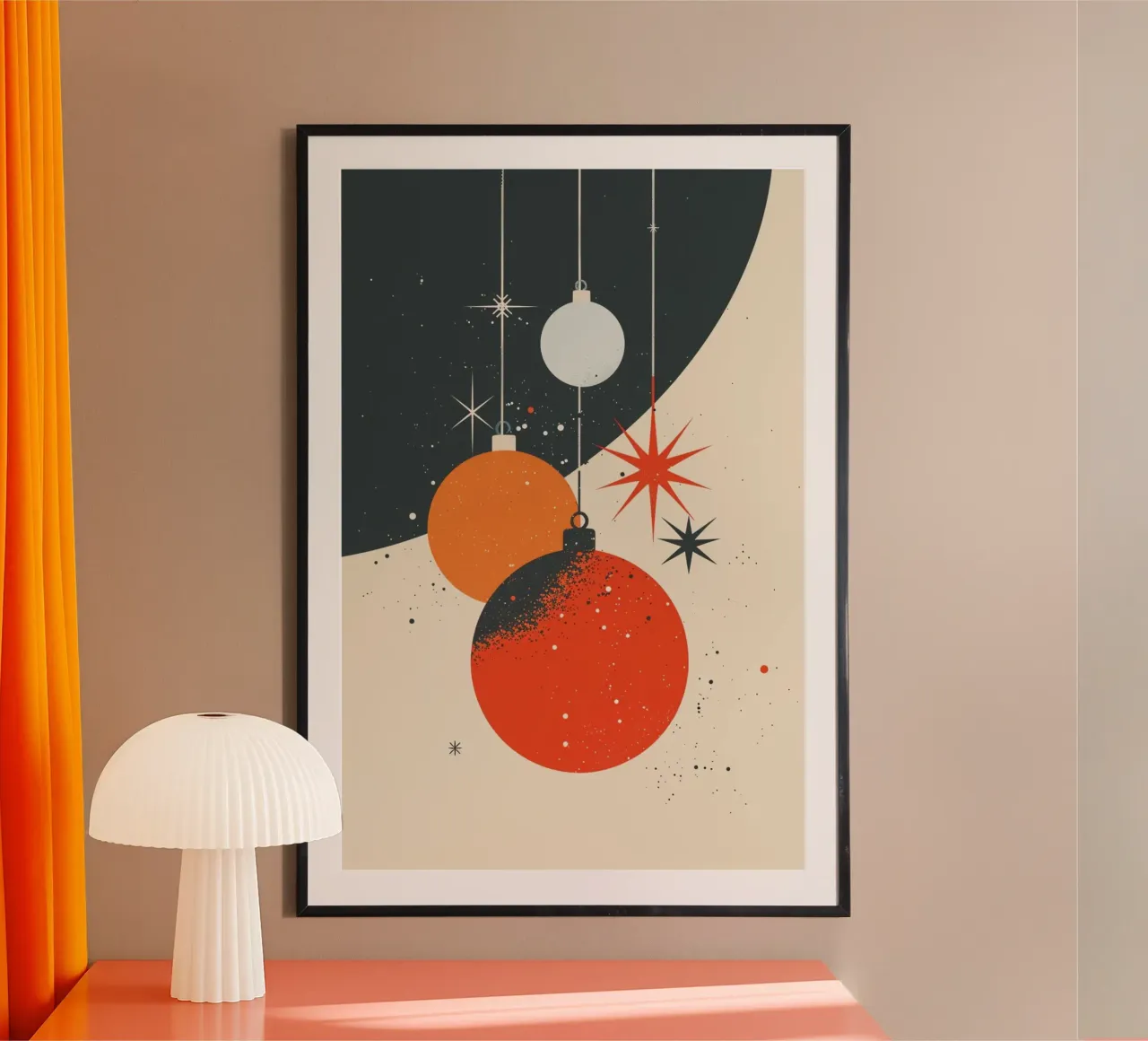 Midwinter Constellations poster da Geometrica