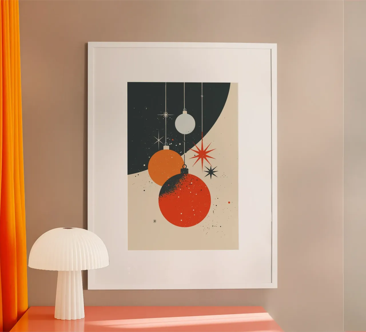 Midwinter Constellations poster da Geometrica