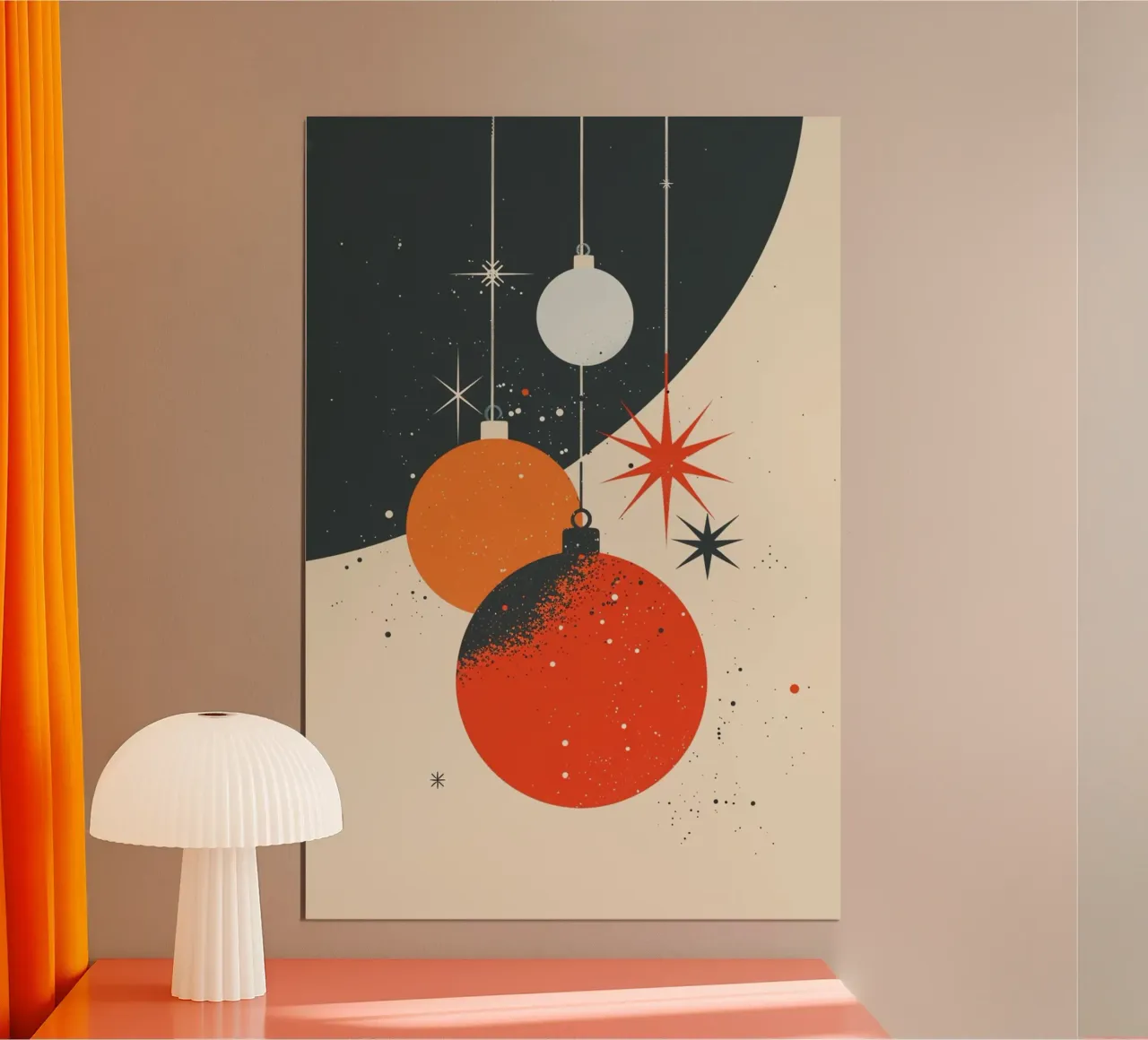 Midwinter Constellations poster da Geometrica