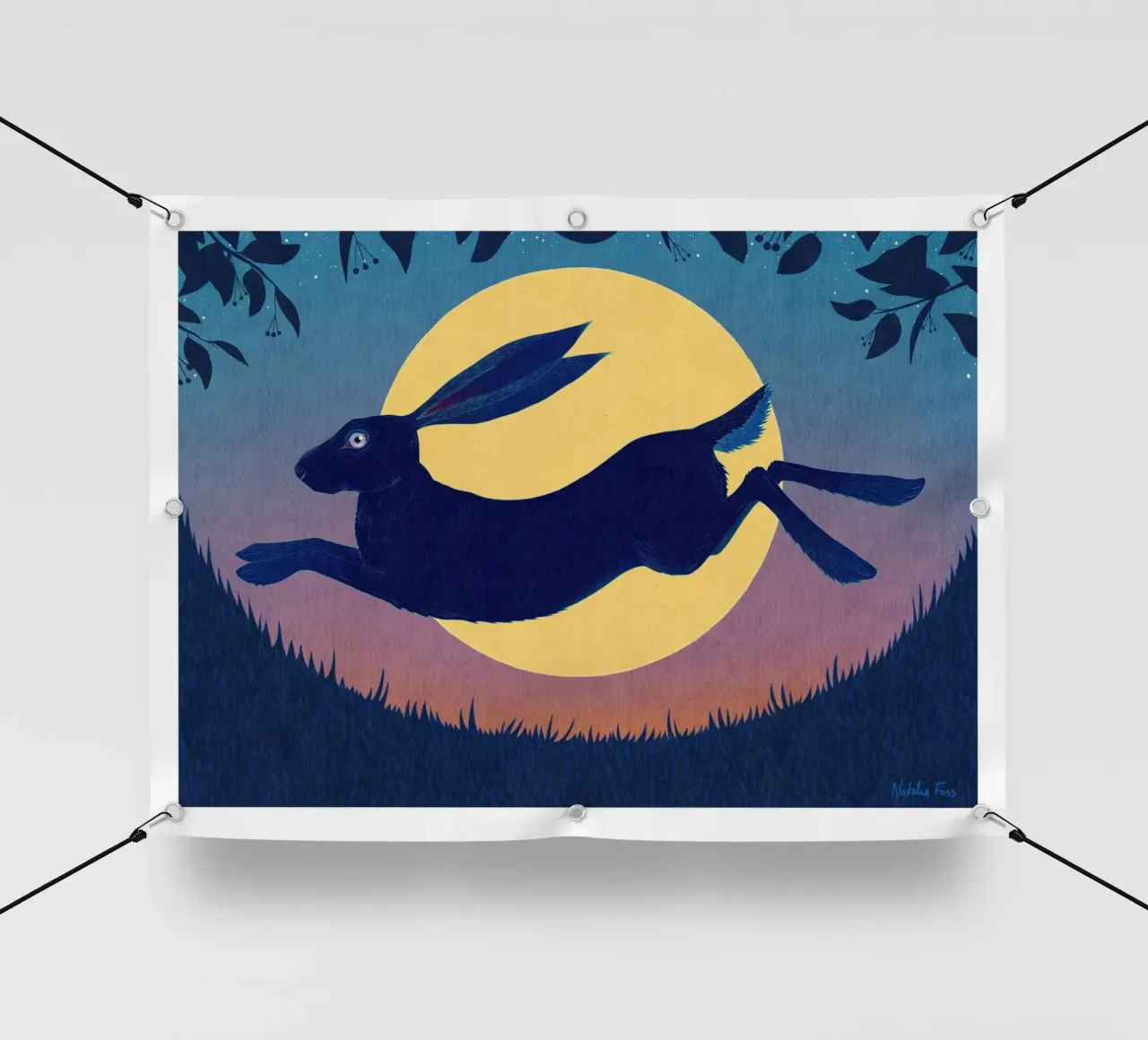 Running Hare telo in pvc da Natalie Foss