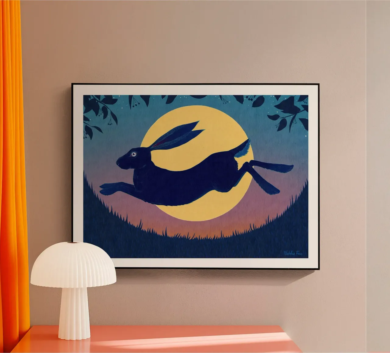 Running Hare plexiglass da Natalie Foss