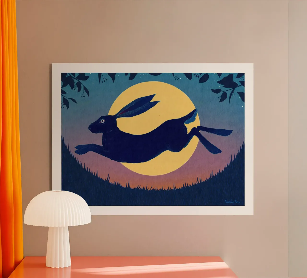 Running Hare plexiglass da Natalie Foss