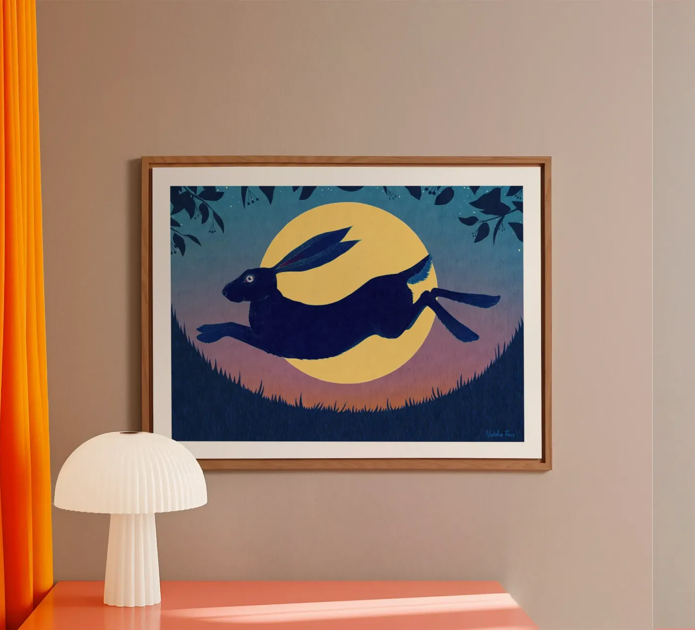 Running Hare forex plate by Natalie Foss