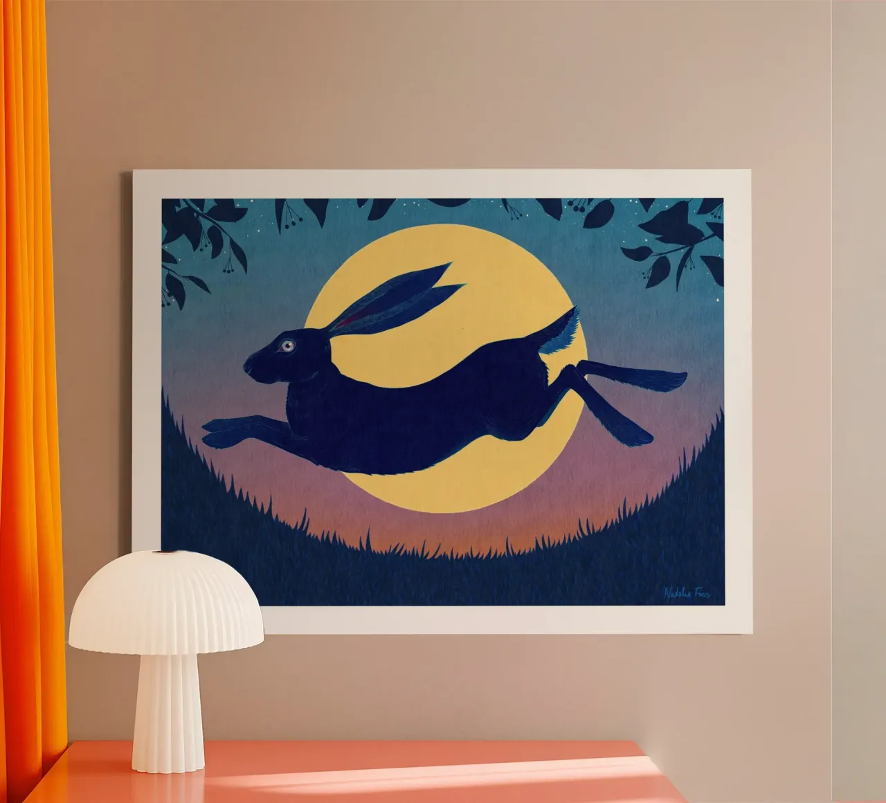 Running Hare tela da Natalie Foss