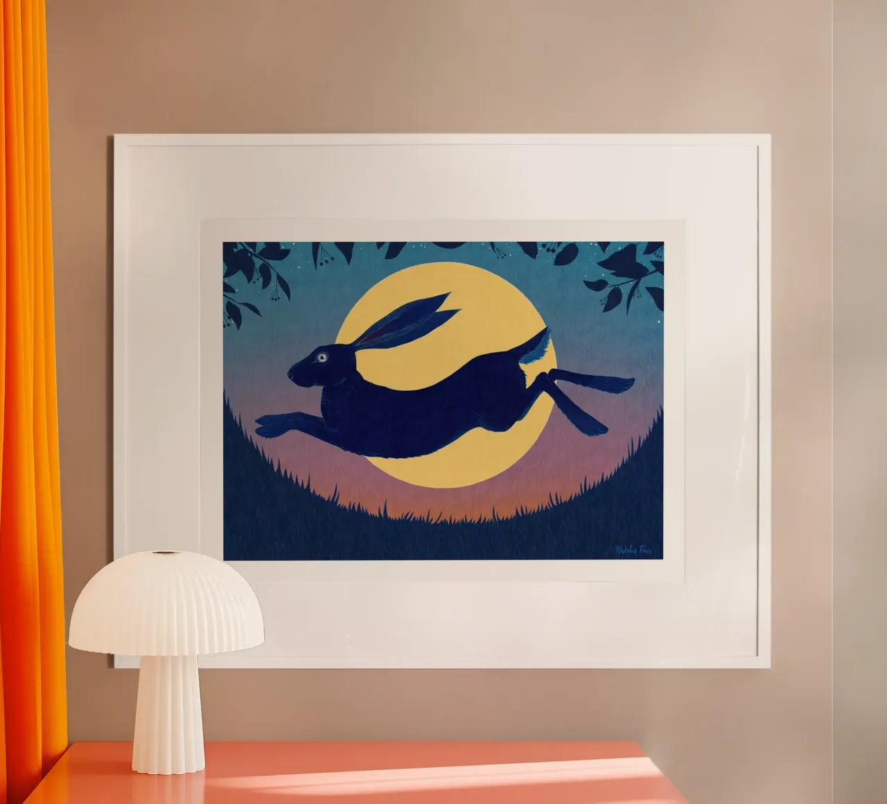 Running Hare poster da Natalie Foss