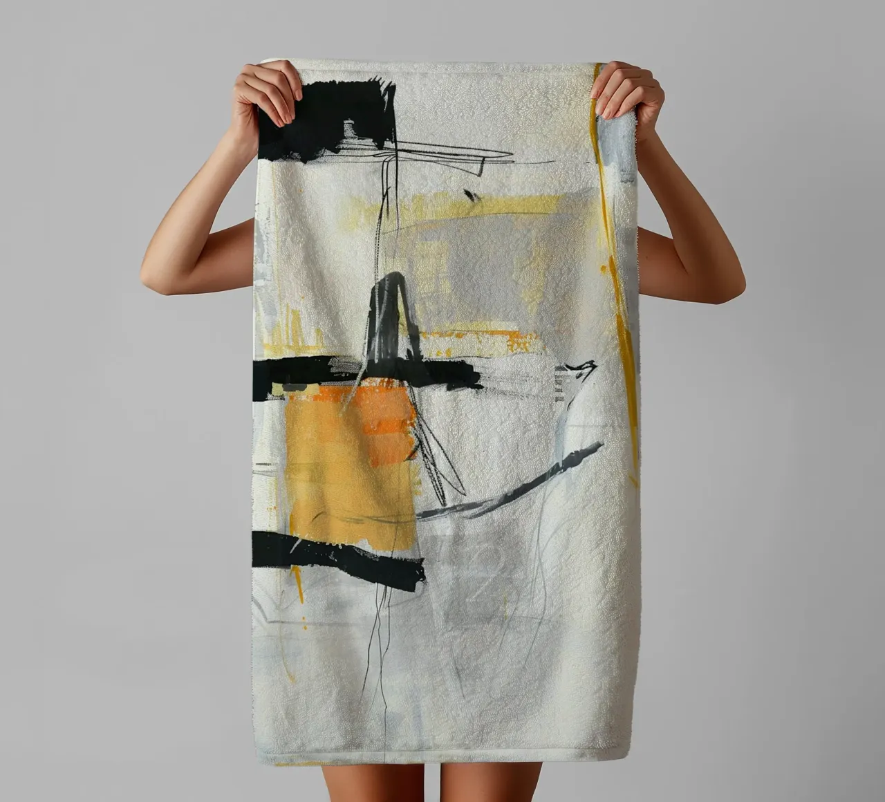 Architecture of Unfinished Thoughts asciugamano da bagno da Mosaic Dialogue